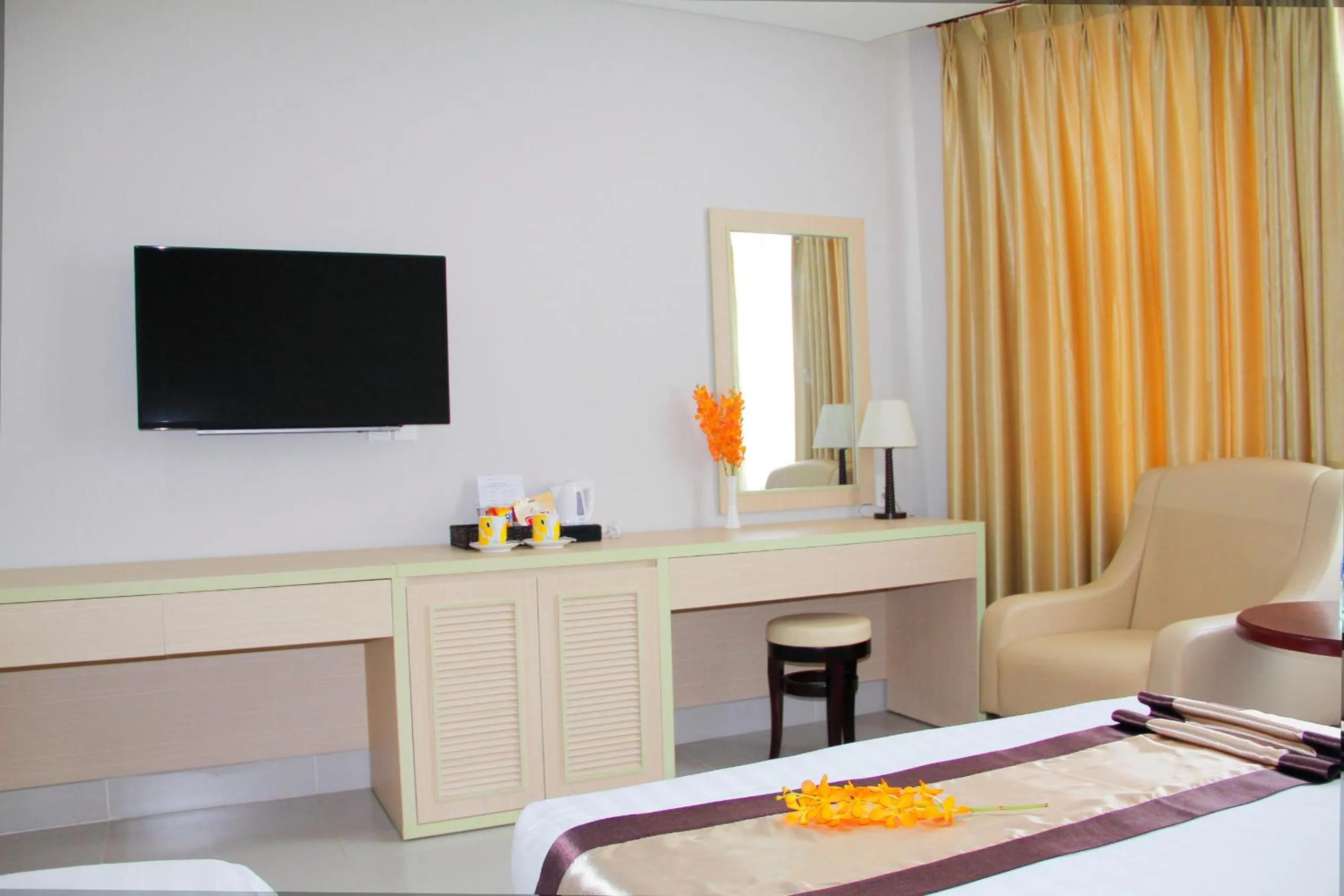 TV and multimedia, Bed in Victory Hotel Tây Ninh
