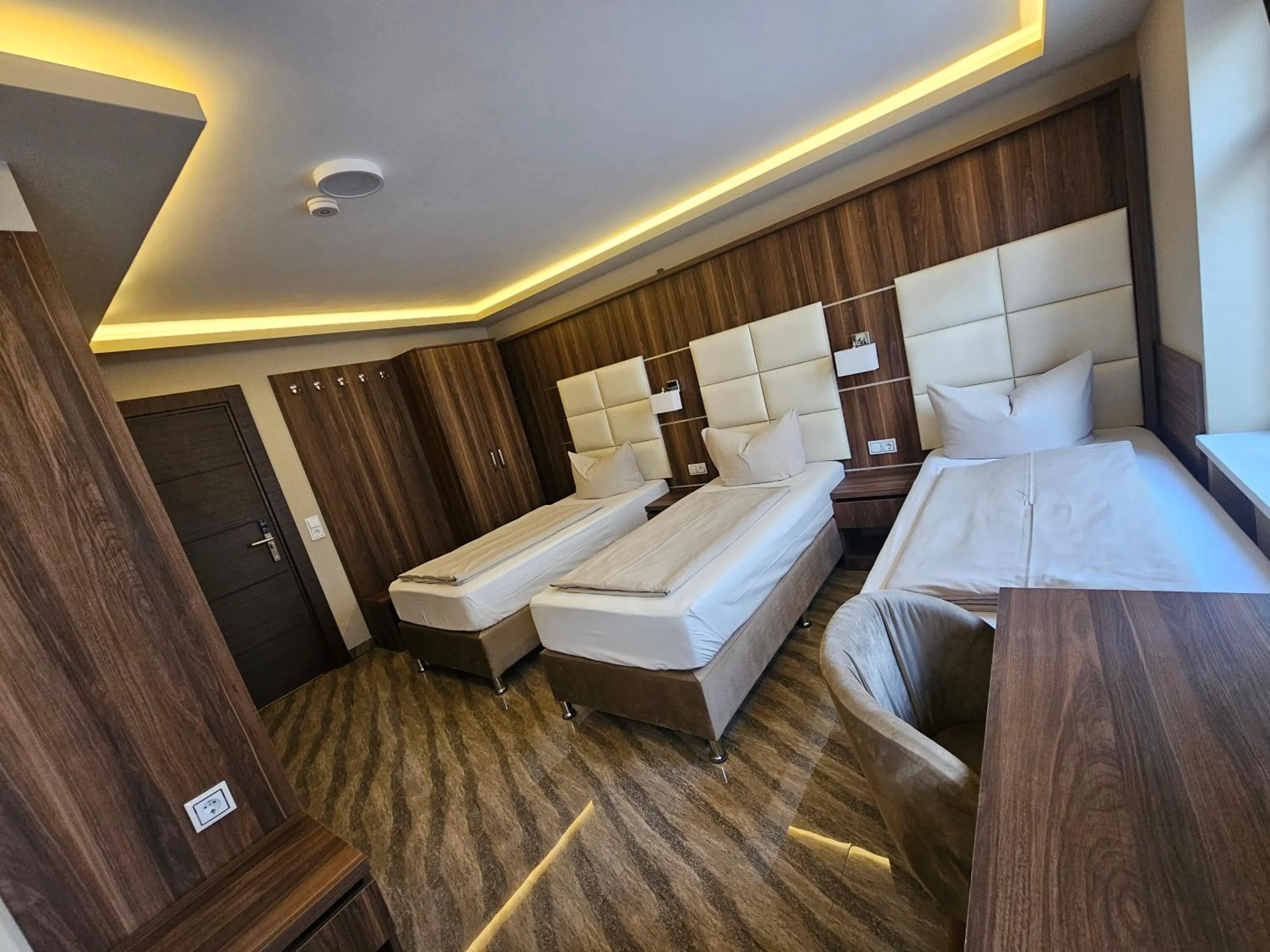 Bed in Hotel City Faber