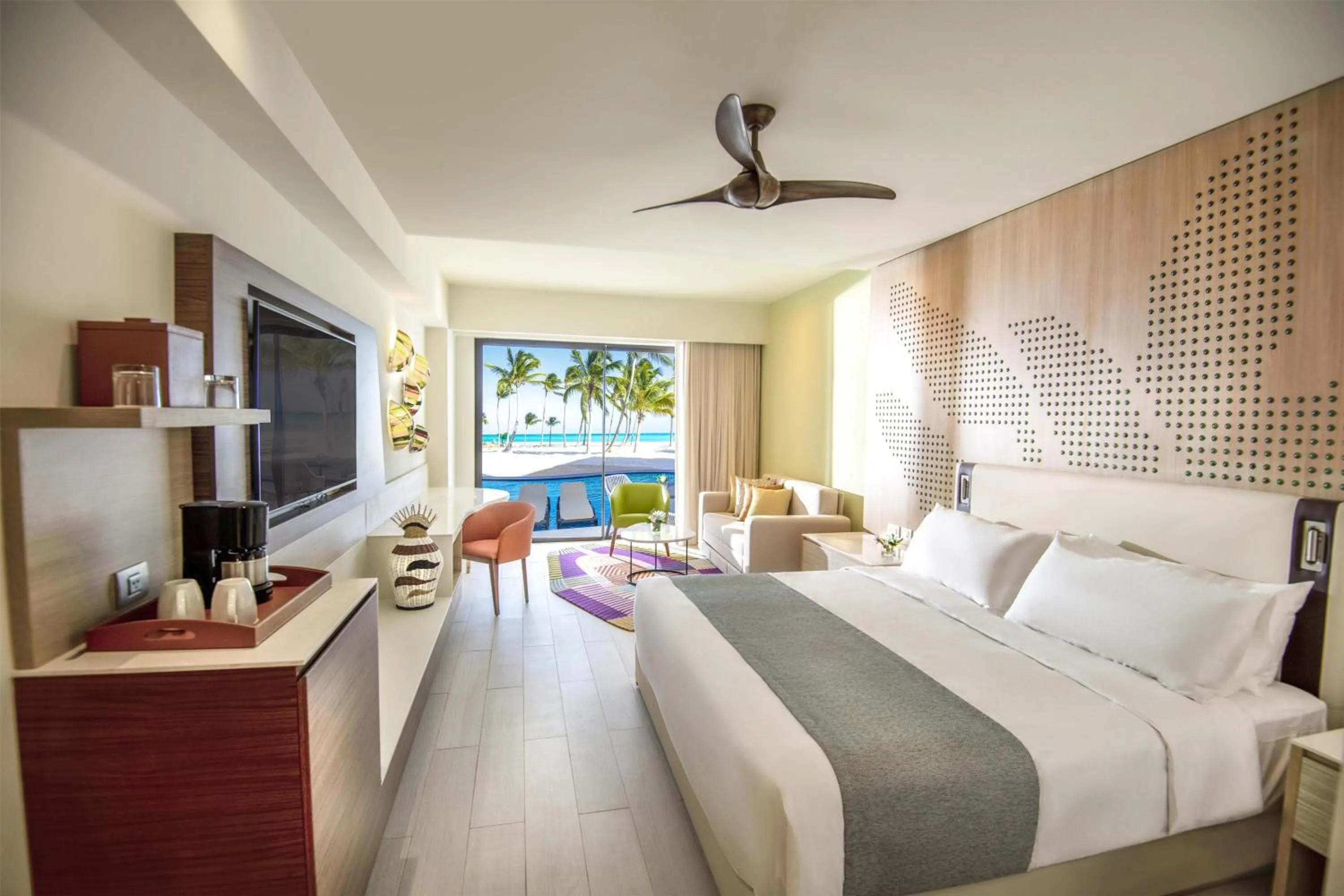 Bedroom, Bed in Hyatt Ziva Cap Cana