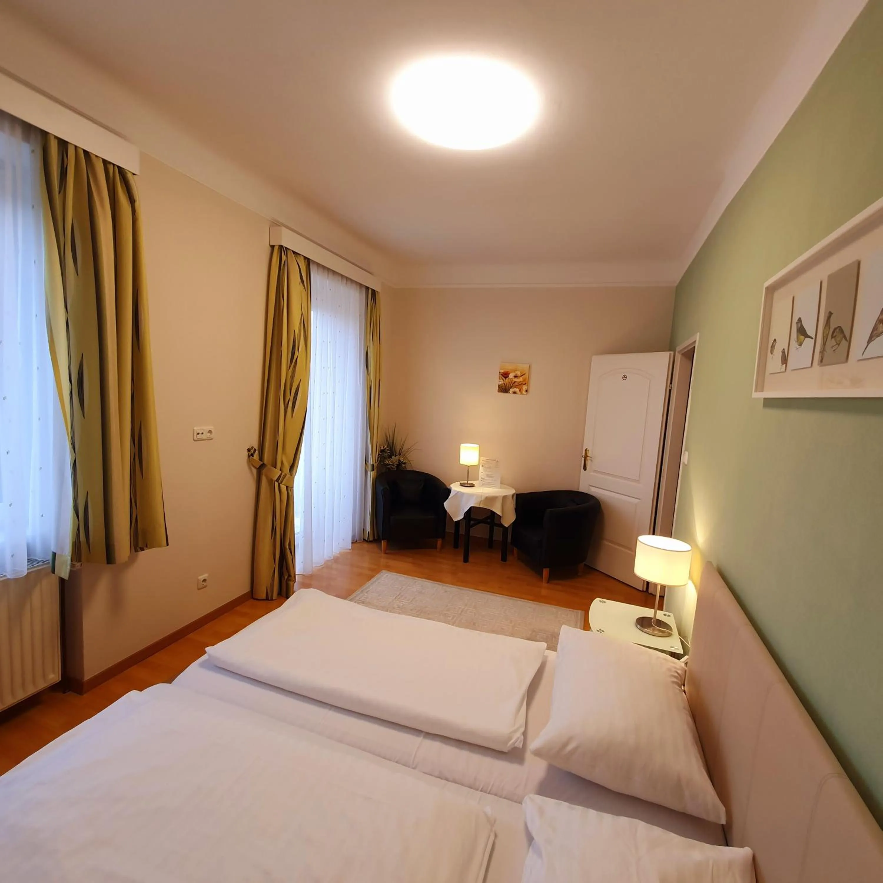 Bed in Hotel Hotwagner