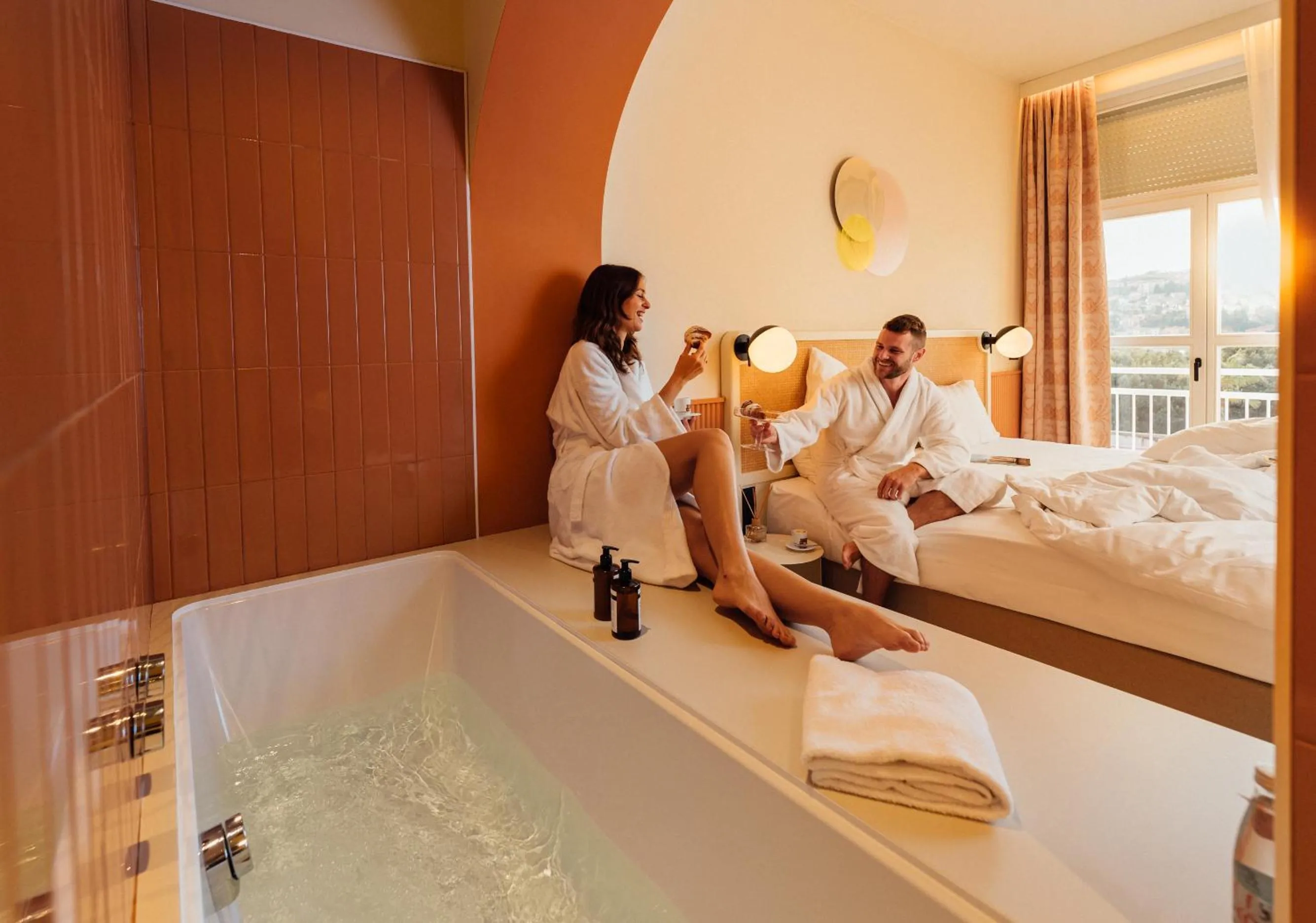 Bed in Hotel Grand Koper