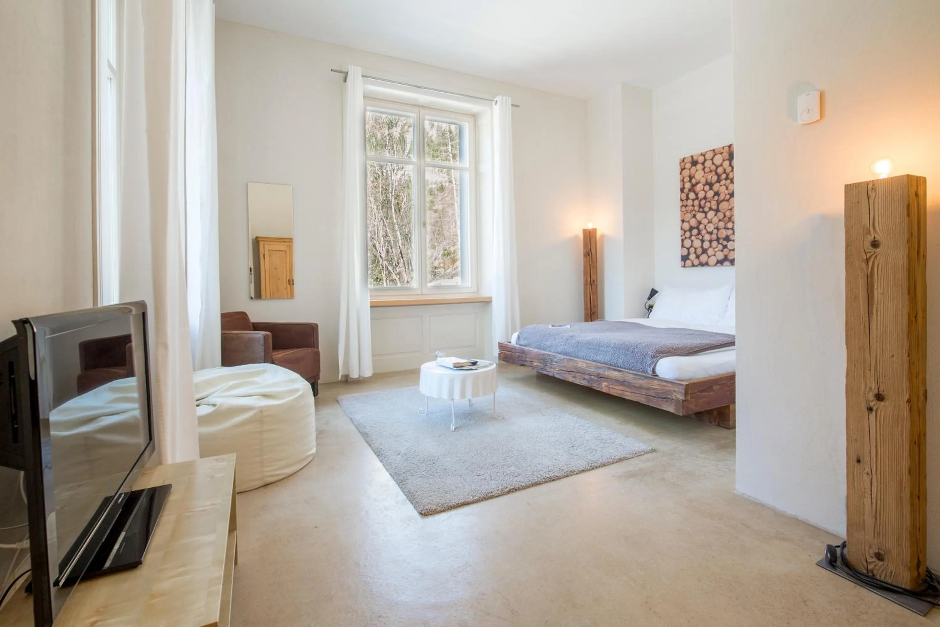 Photo of the whole room, Bed in Apart Hotel Wetterhorn