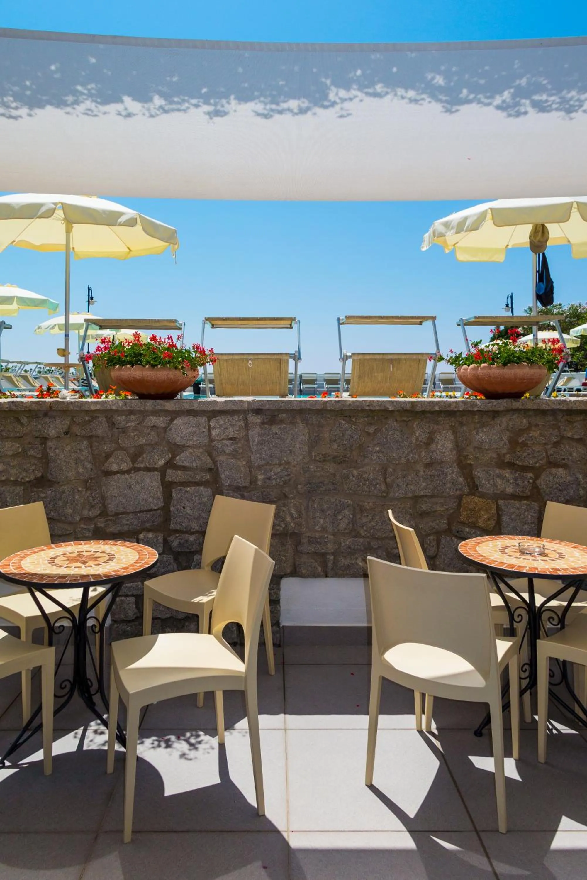 Patio in Hotel Montecristo