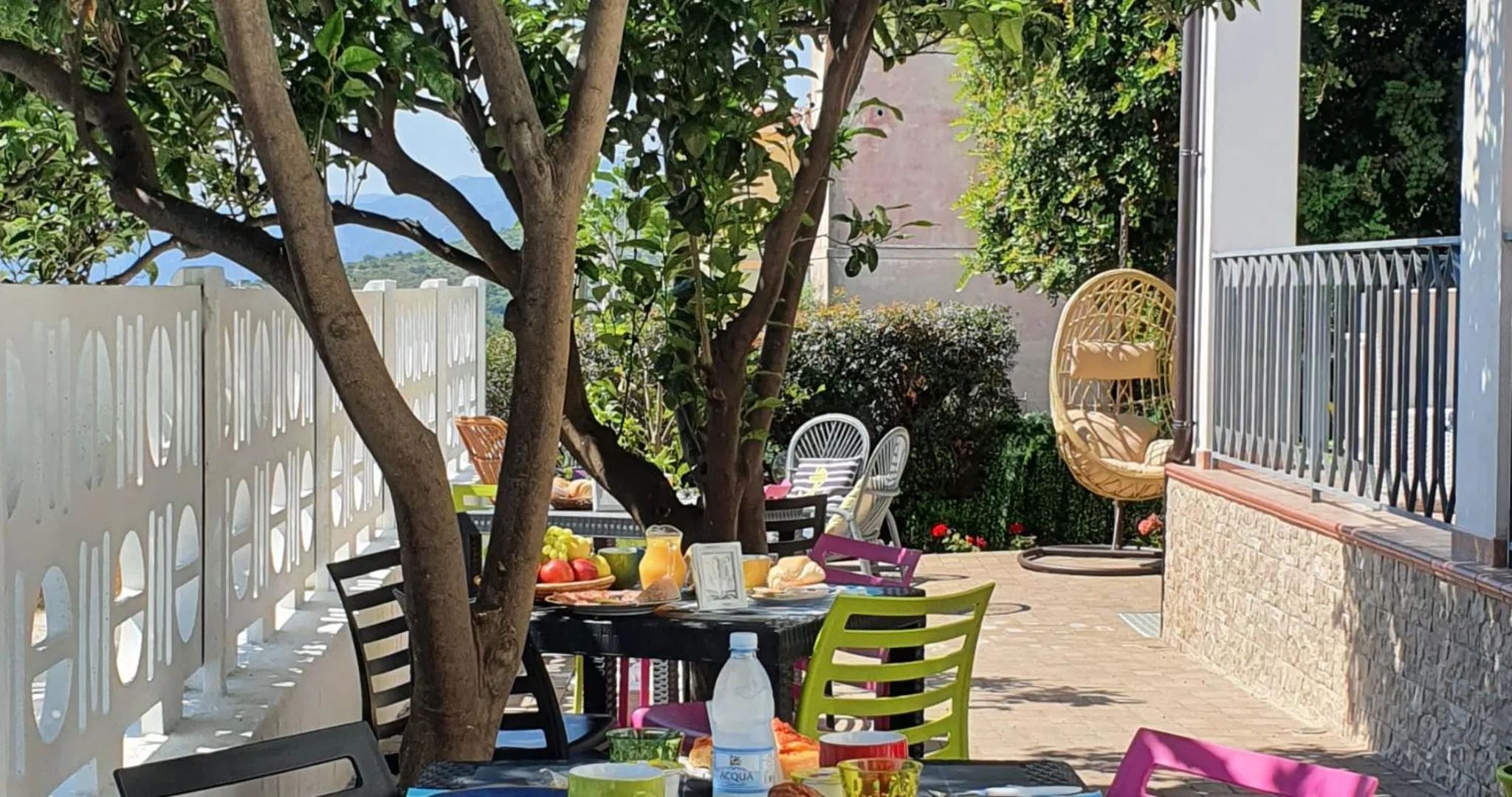 Patio in Affittacamere Le Ginestre