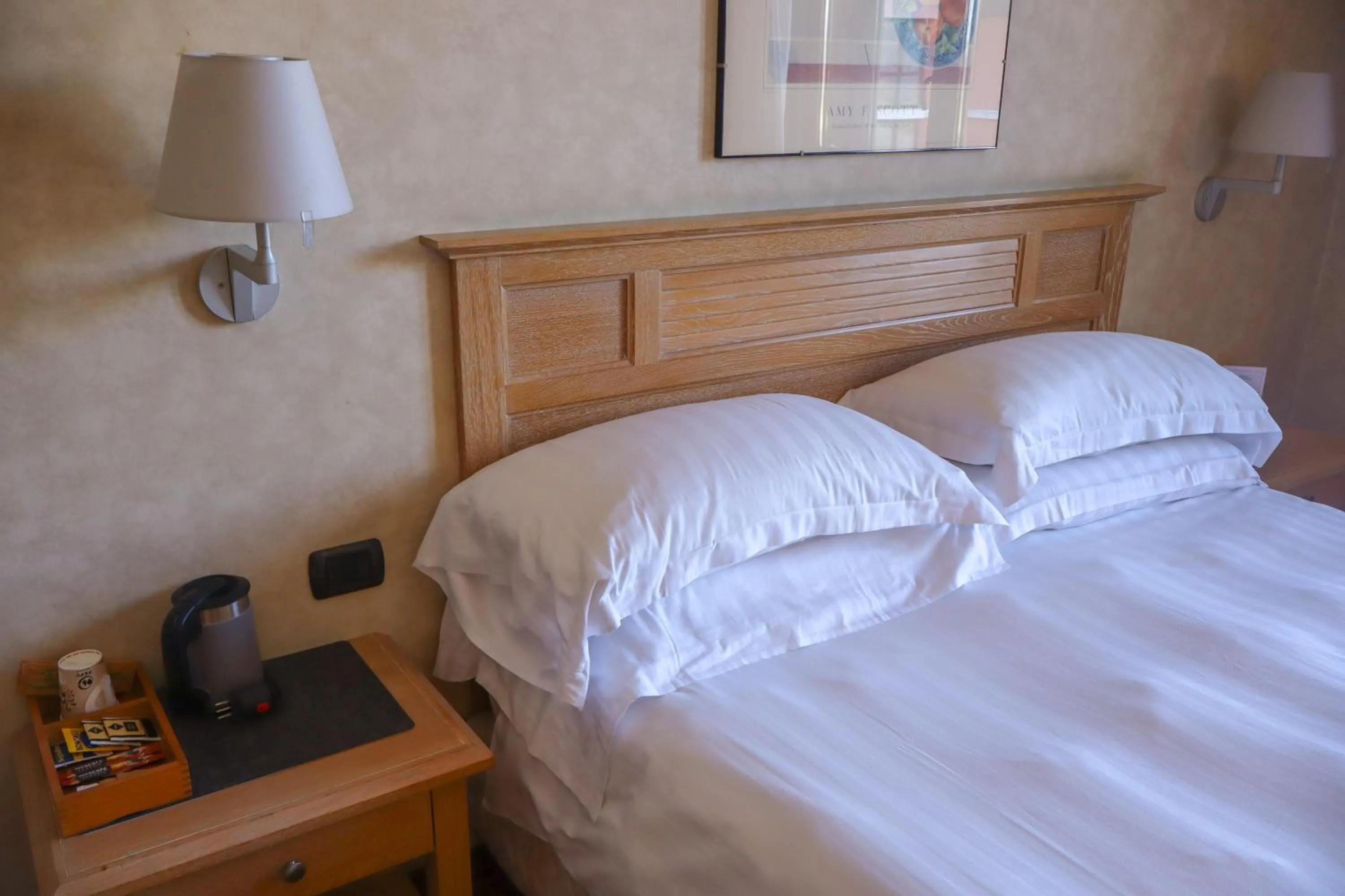 Bed in Monica Hotel Fiera