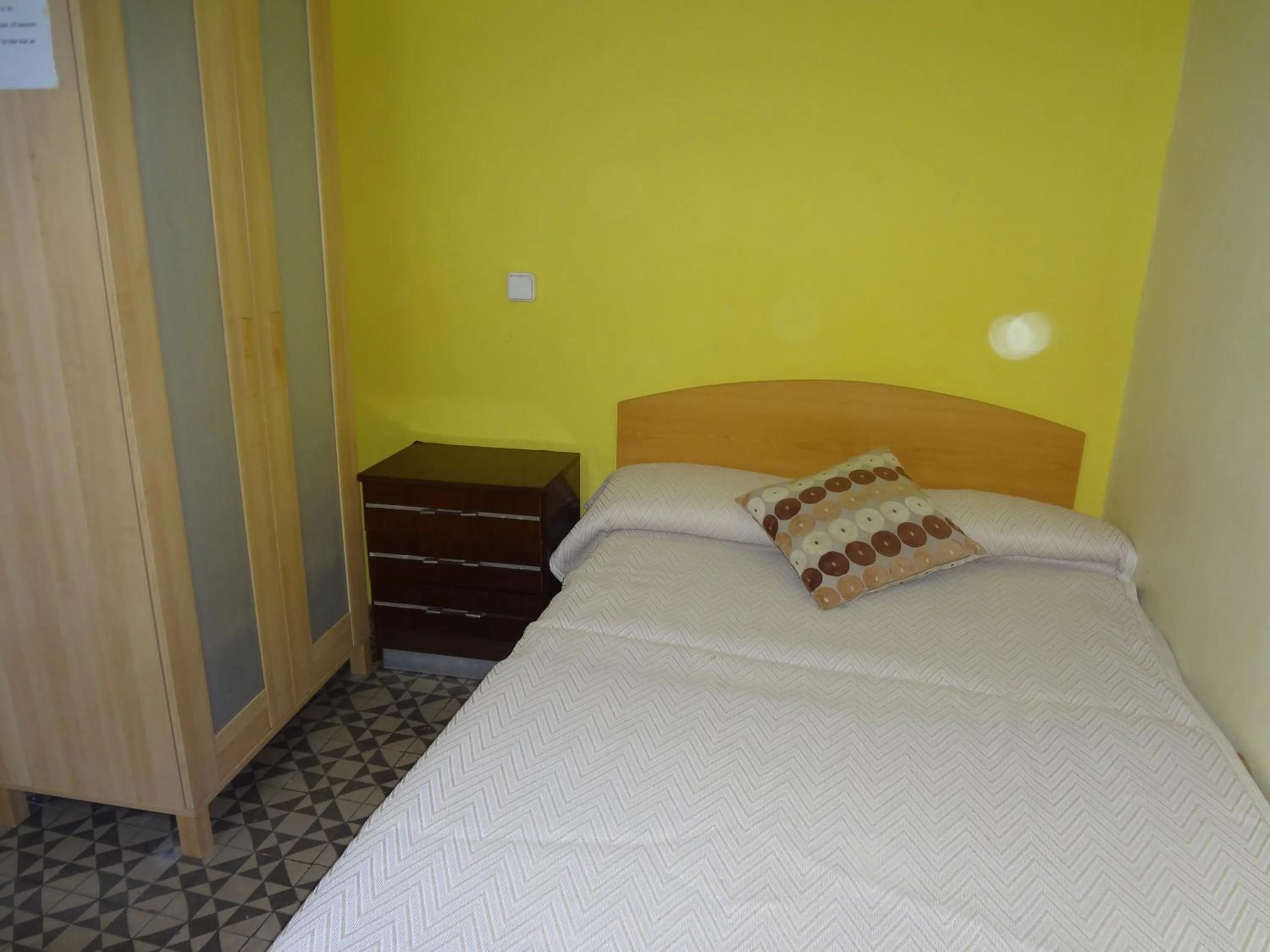 Bed in Pensión Dani