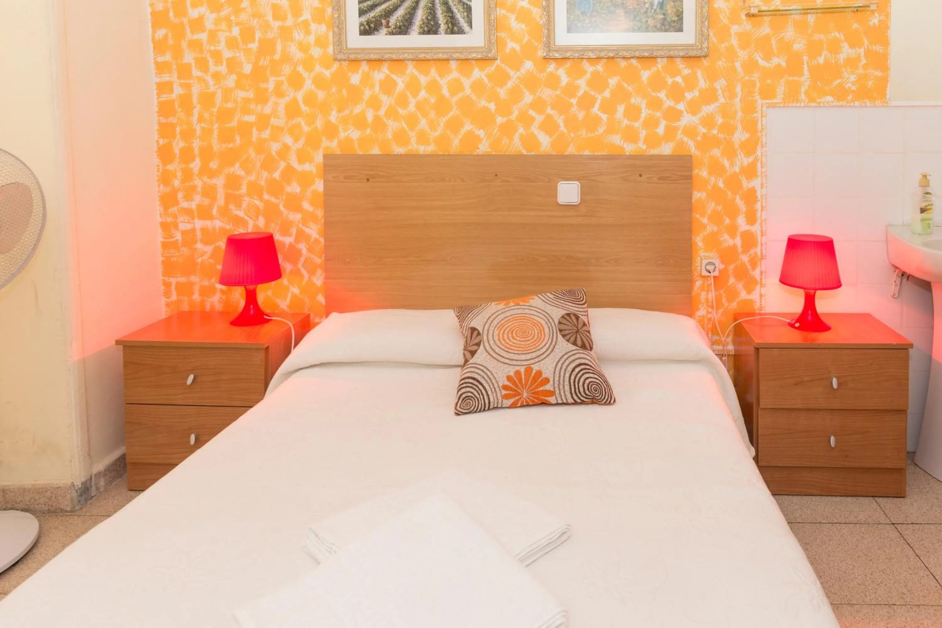 Bed in Pensión Dani