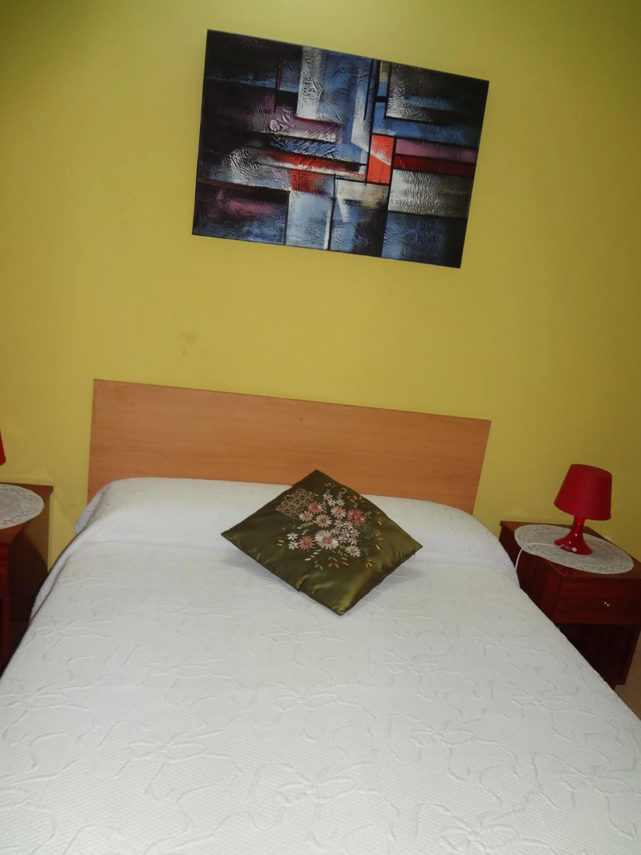 Bed in Pensión Dani