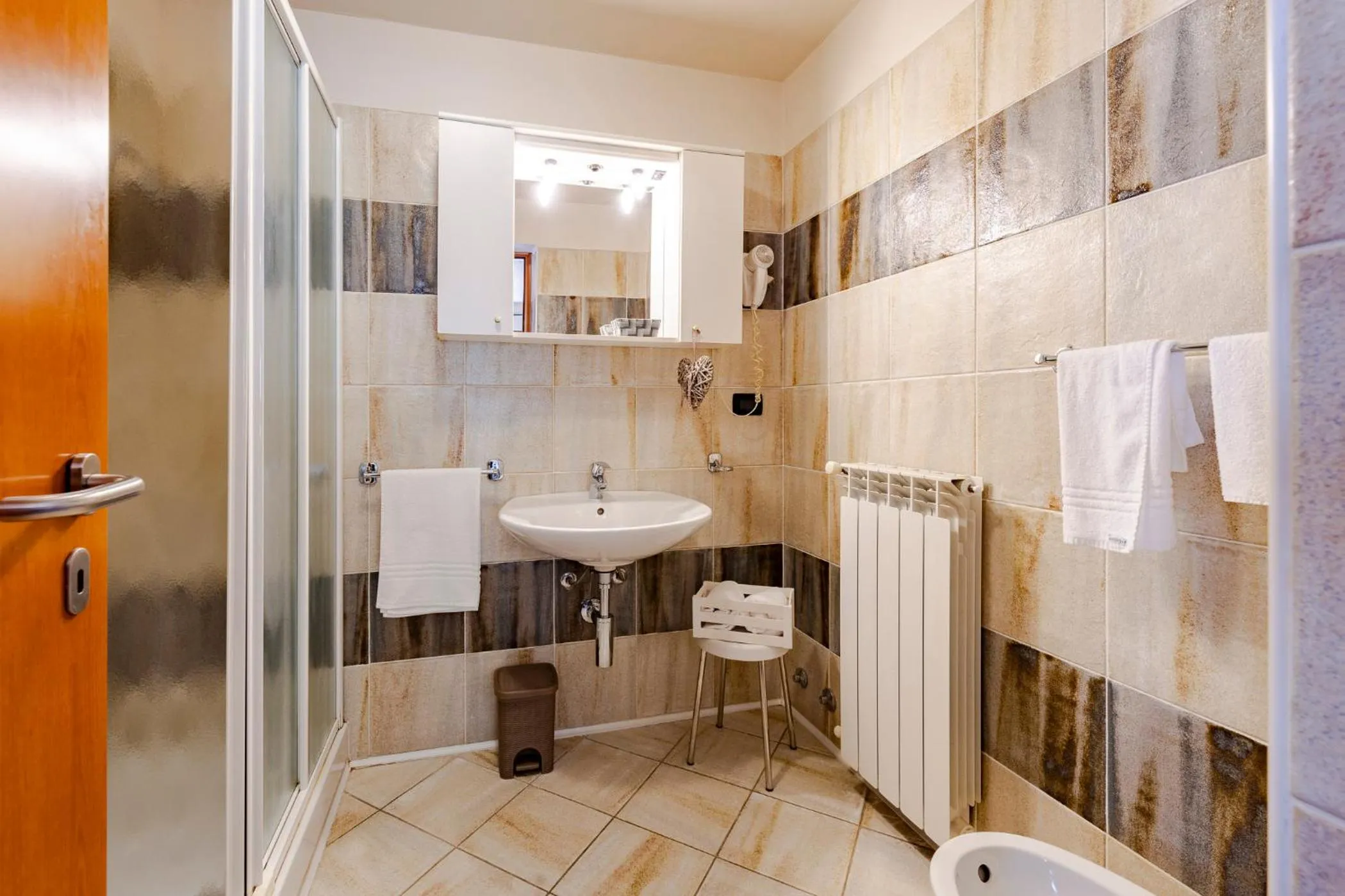 Bathroom in Hotel&Restaurant Armanac de Toubïe