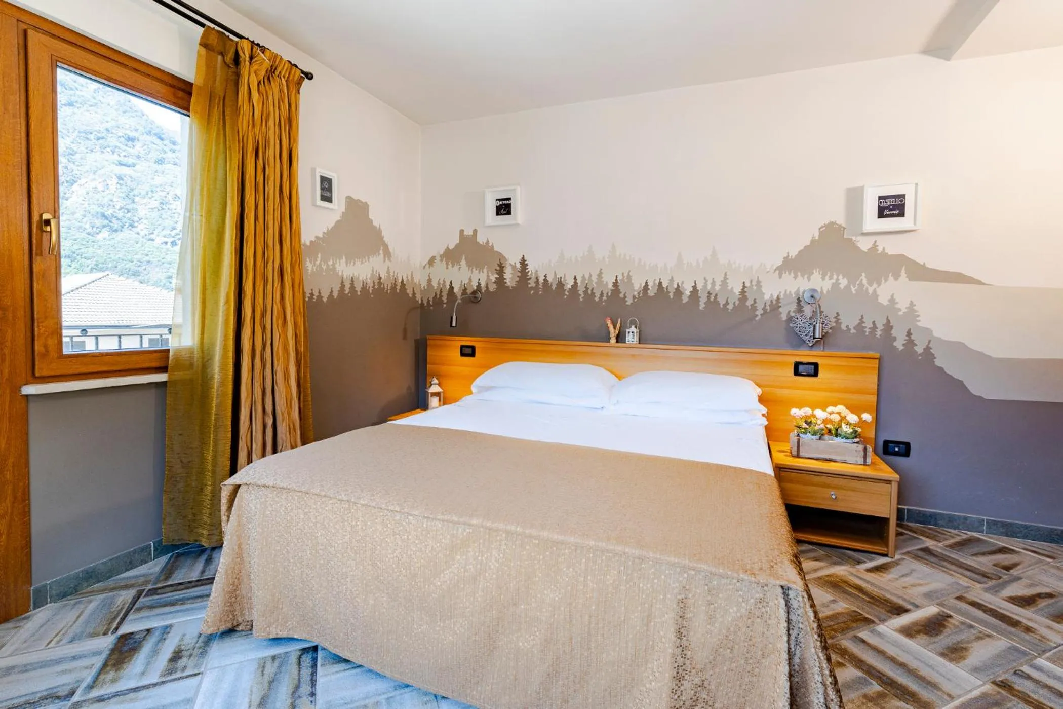 Bedroom, Bed in Hotel&Restaurant Armanac de Toubïe