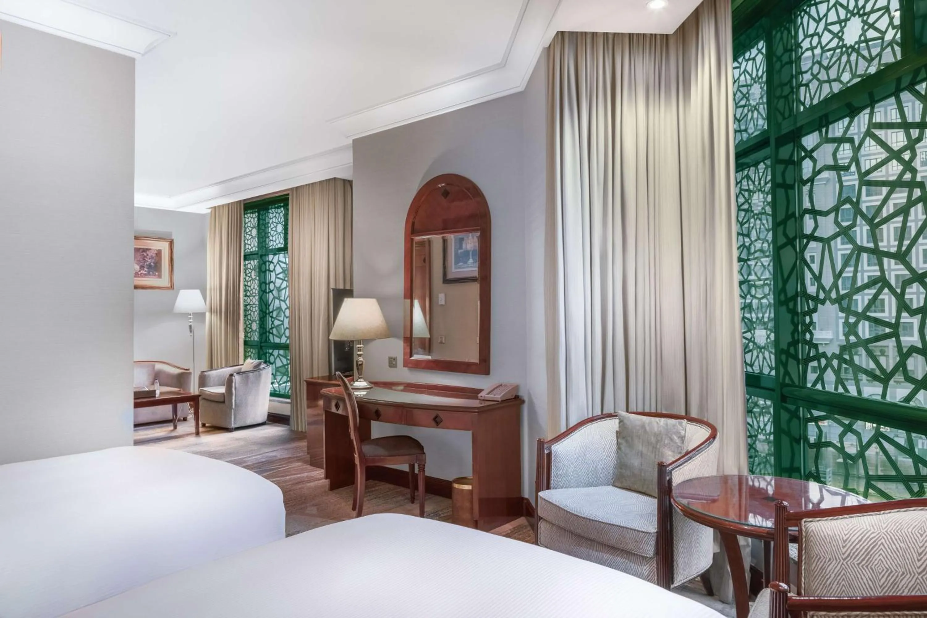 Bedroom, Bed in Madinah Hilton Hotel