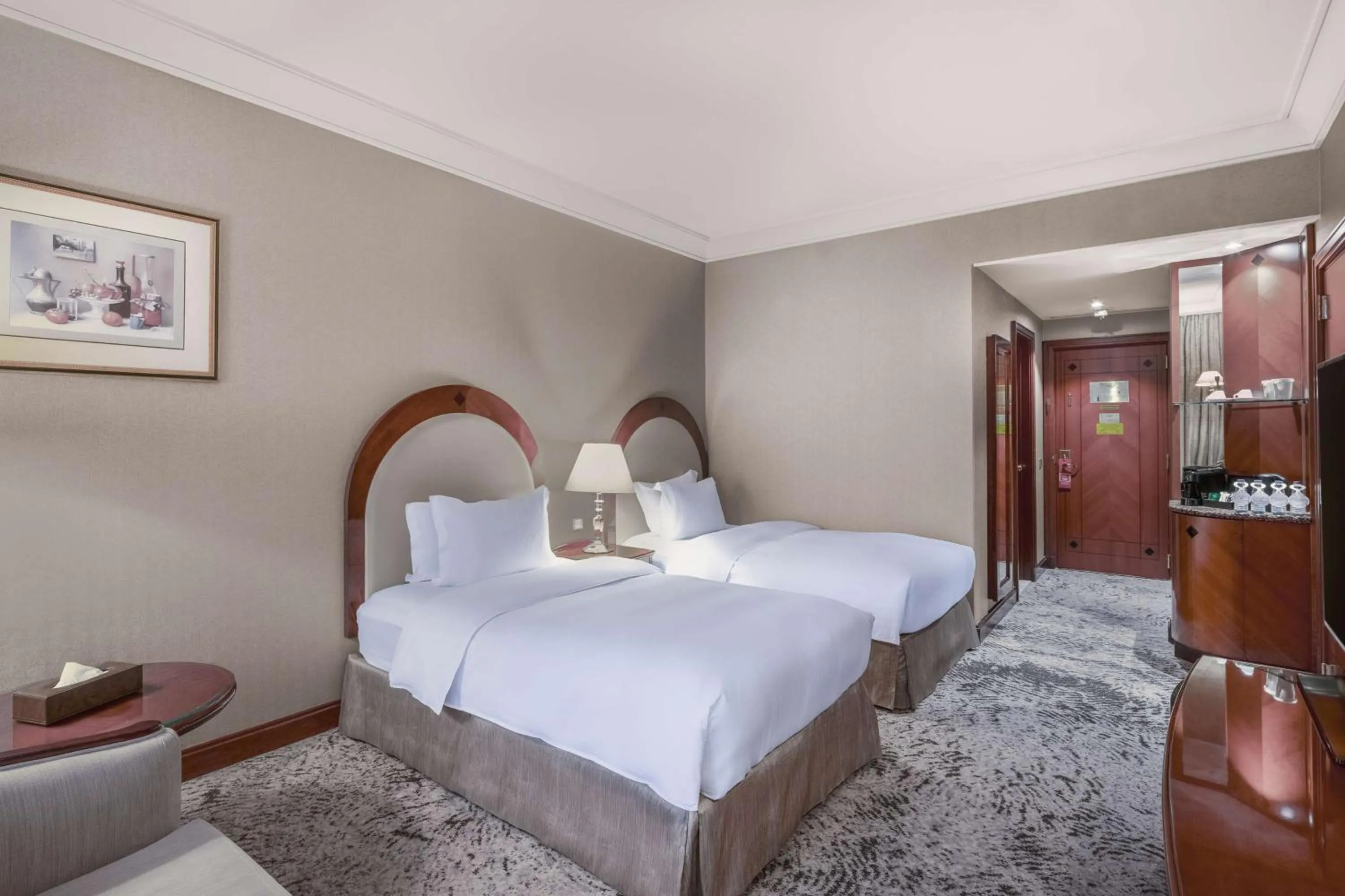 Bed in Madinah Hilton Hotel