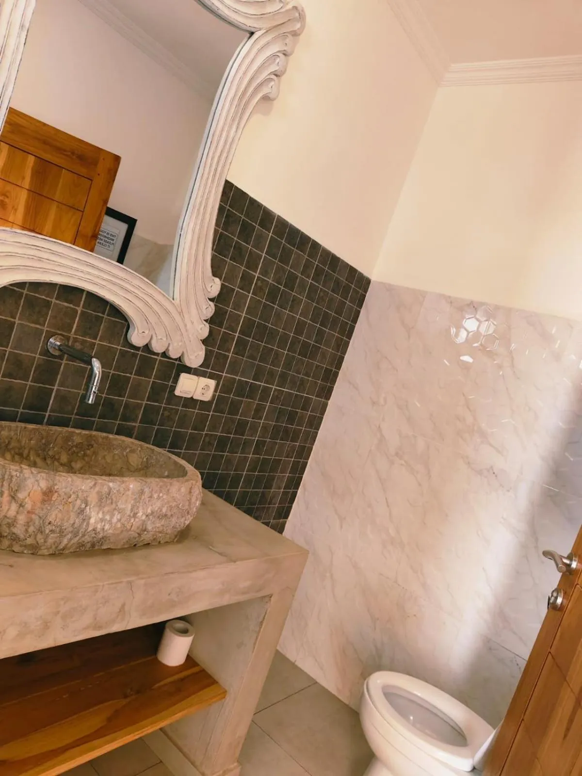 Bathroom in Triple 8 Suites