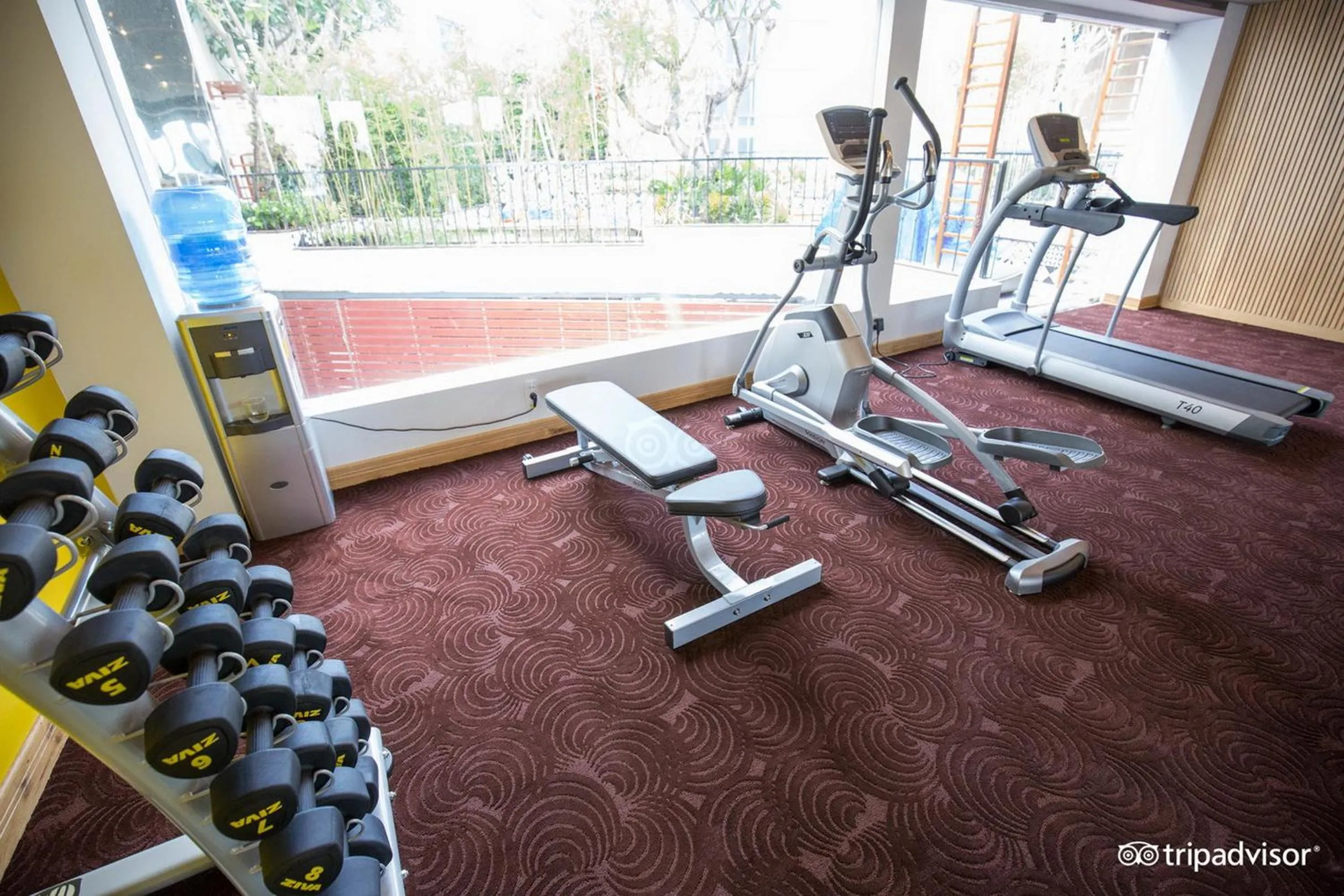 Fitness centre/facilities in Alagon Saigon Hotel & Spa