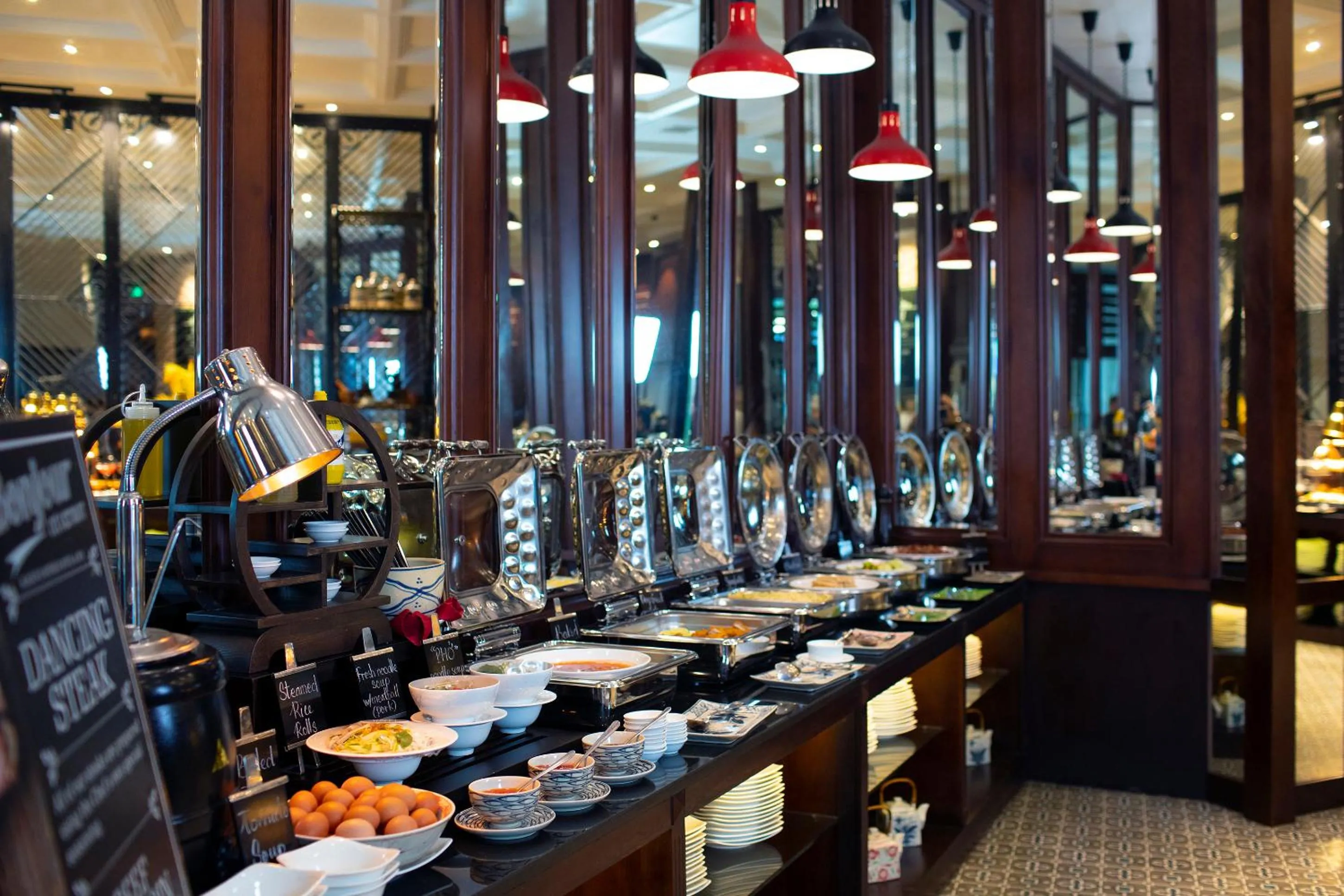 Buffet breakfast in Alagon Saigon Hotel & Spa
