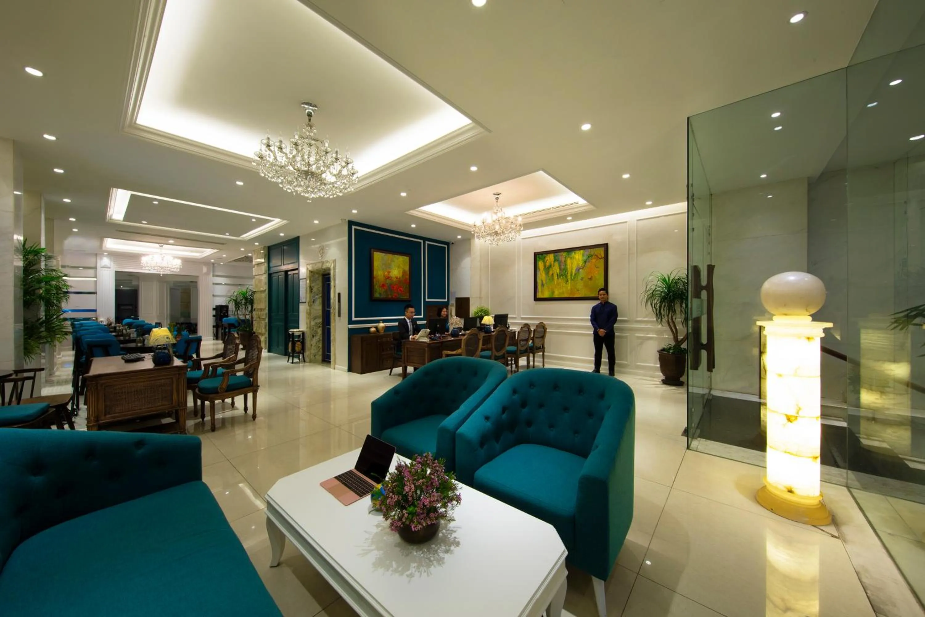 Lobby or reception in Alagon Saigon Hotel & Spa