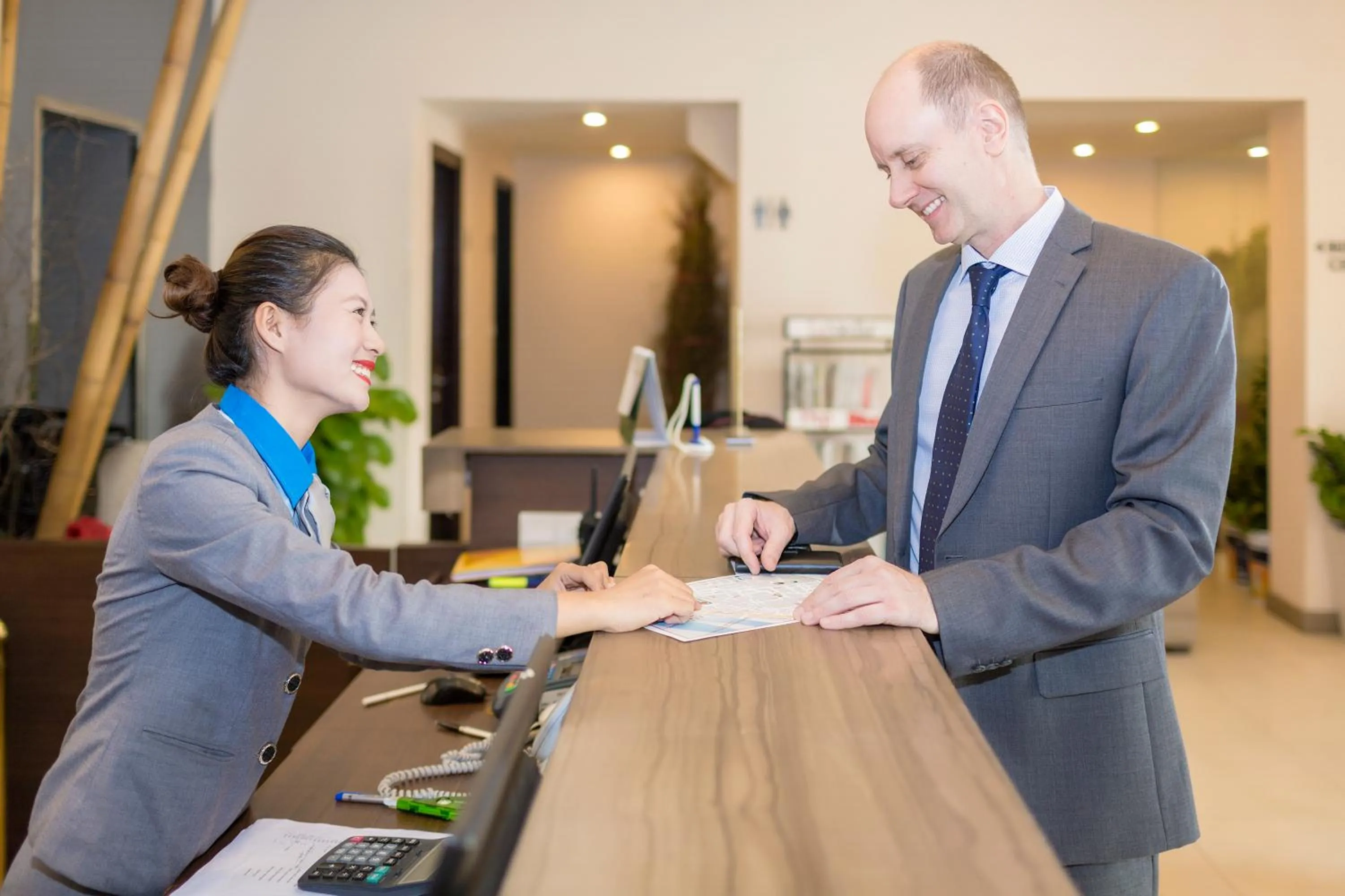 Staff in Hong Ha Hotel