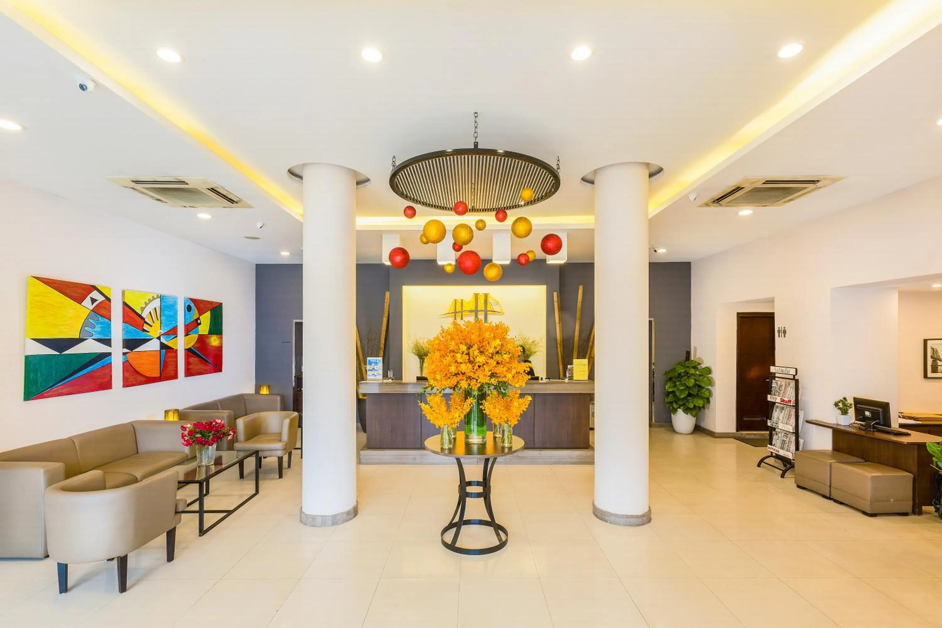 Lobby or reception in Hong Ha Hotel