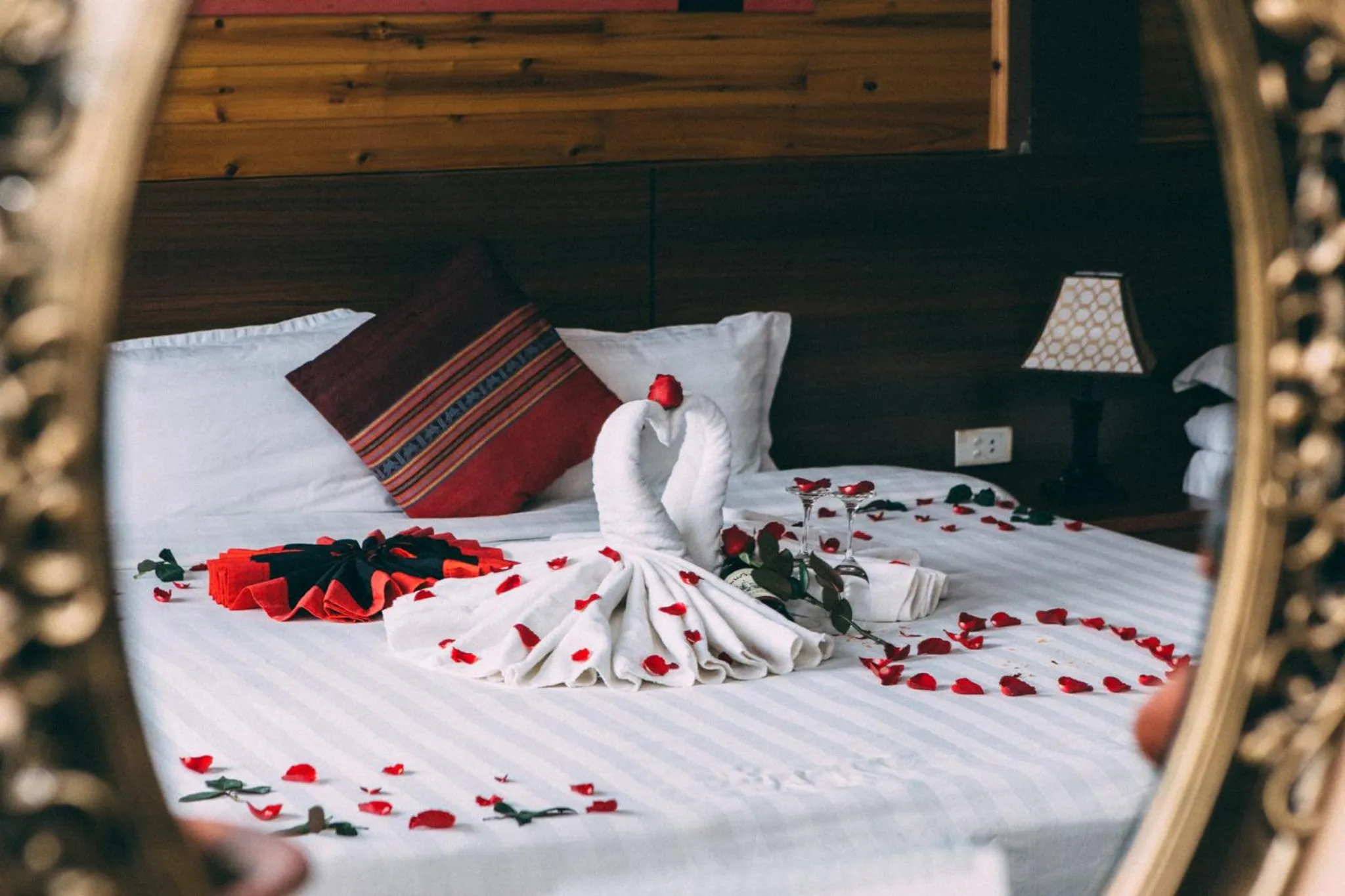 Bed in Sapa Unique Hotel