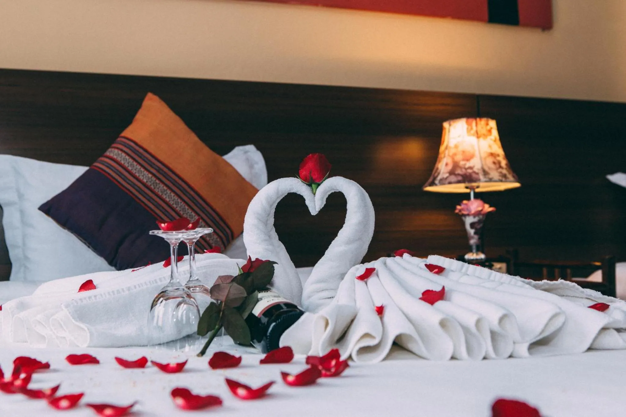 Bed in Sapa Unique Hotel