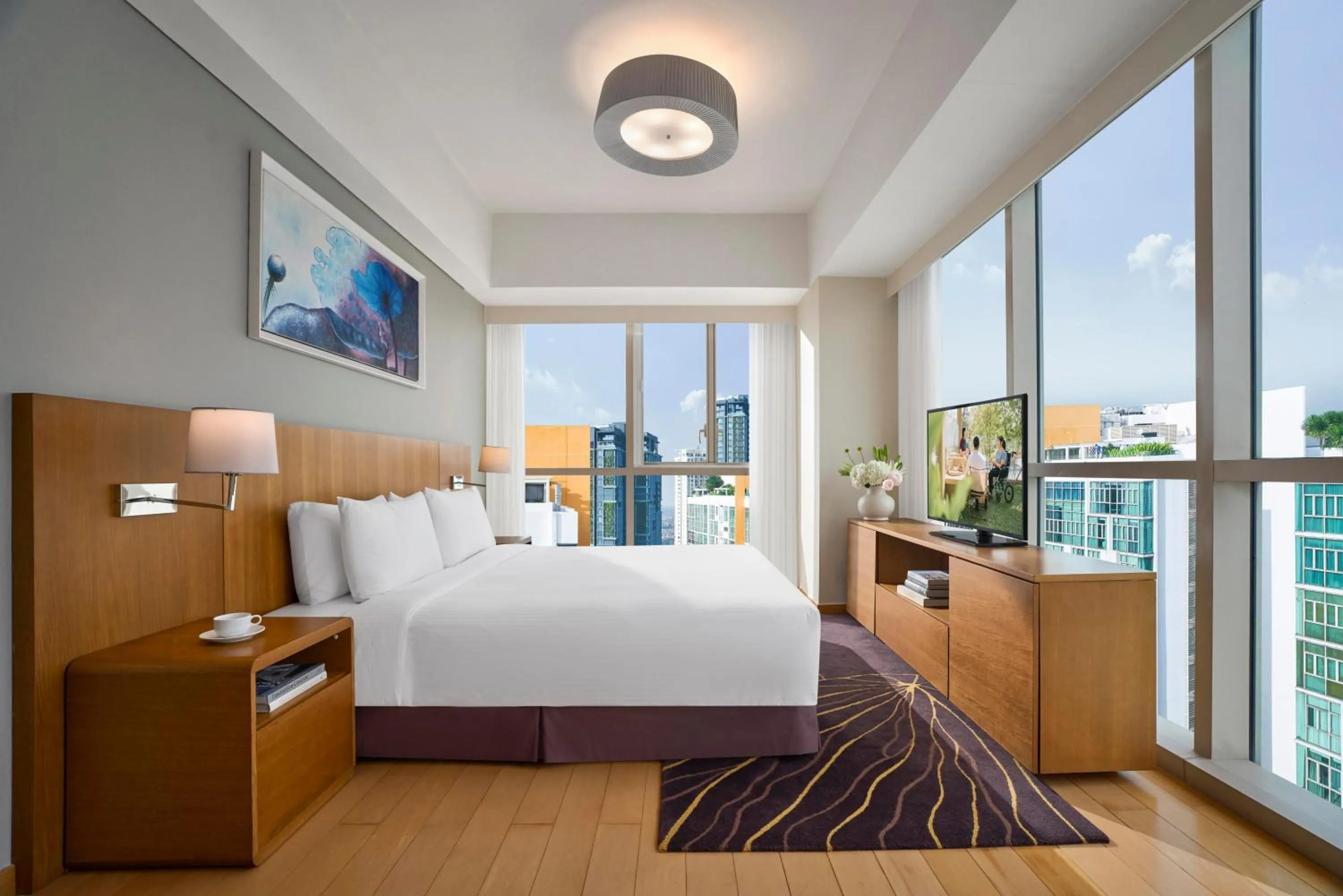 Bedroom, Bed in Somerset Vista Ho Chi Minh City