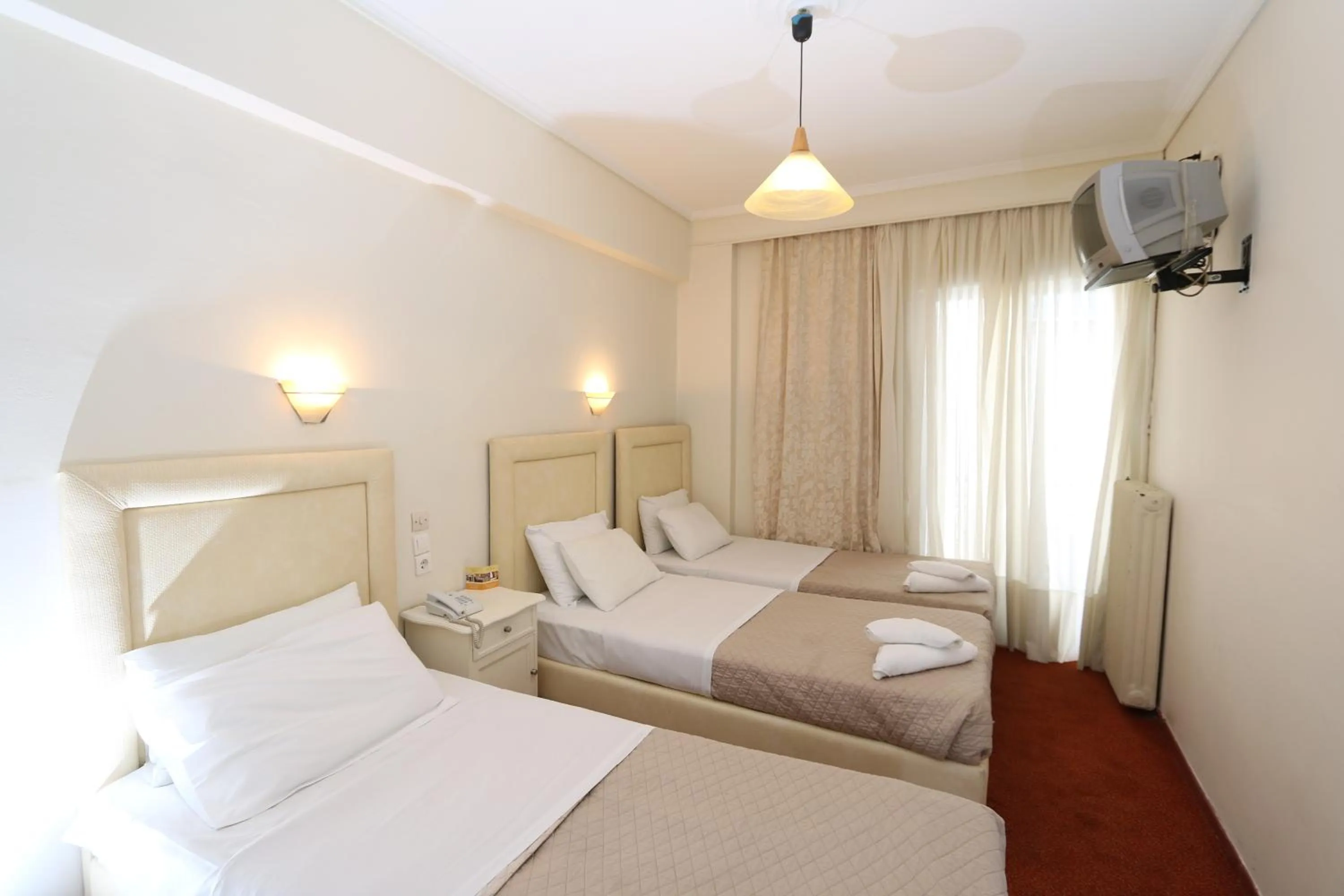 Photo of the whole room, Bed in Athens Delta Hotel