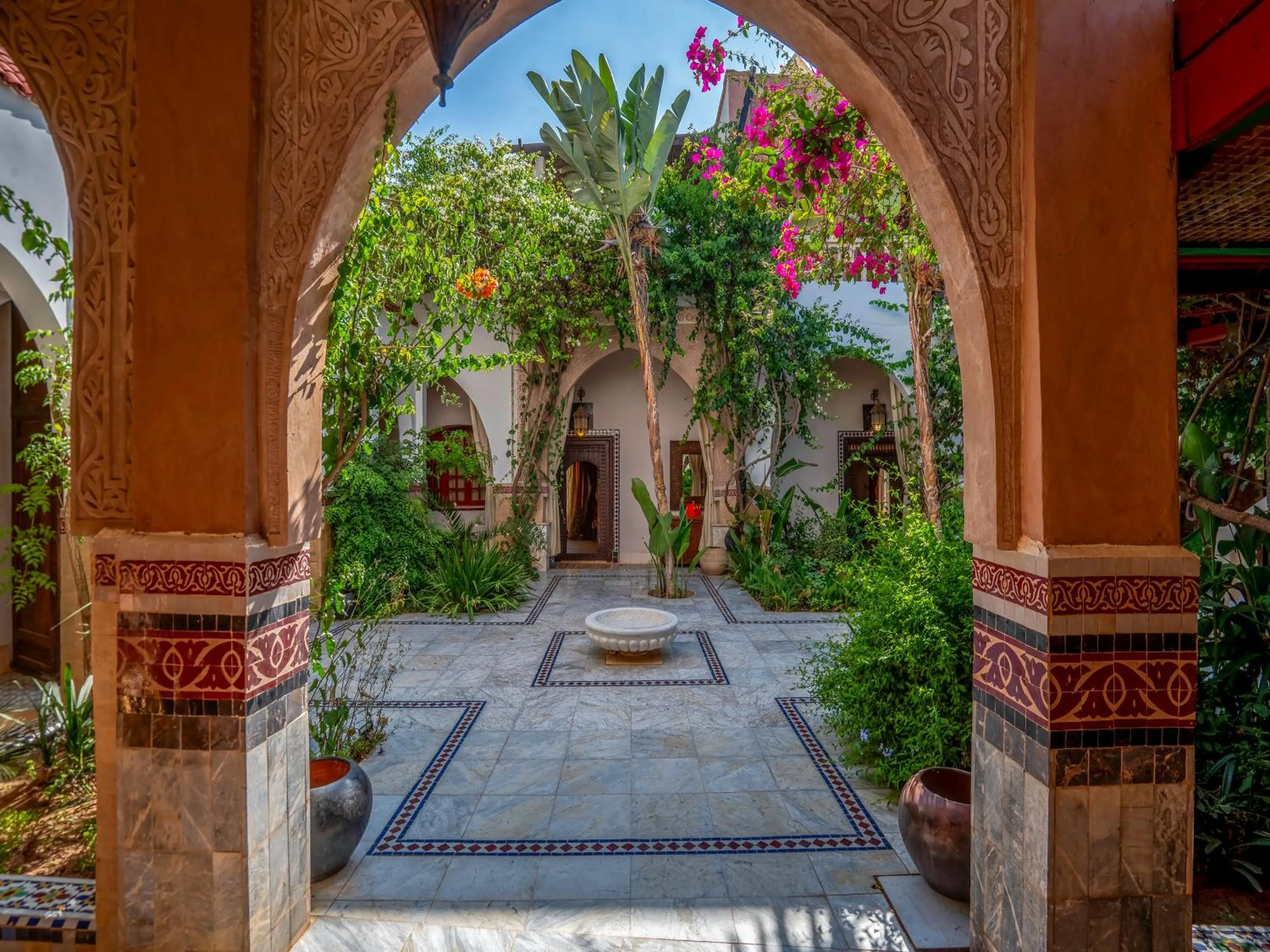 Patio in Clé De Sol Riad & SPA