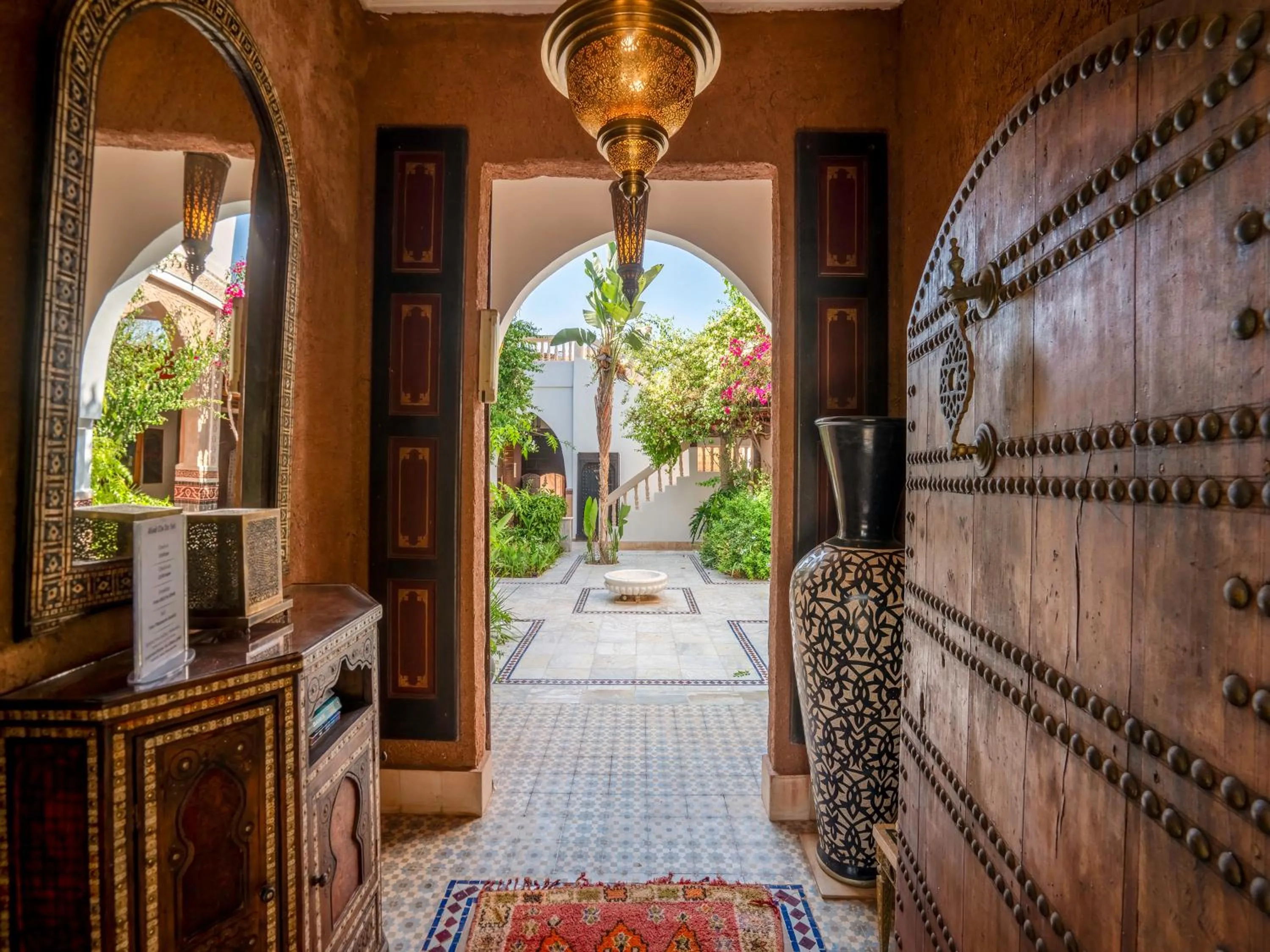 Patio in Clé De Sol Riad & SPA