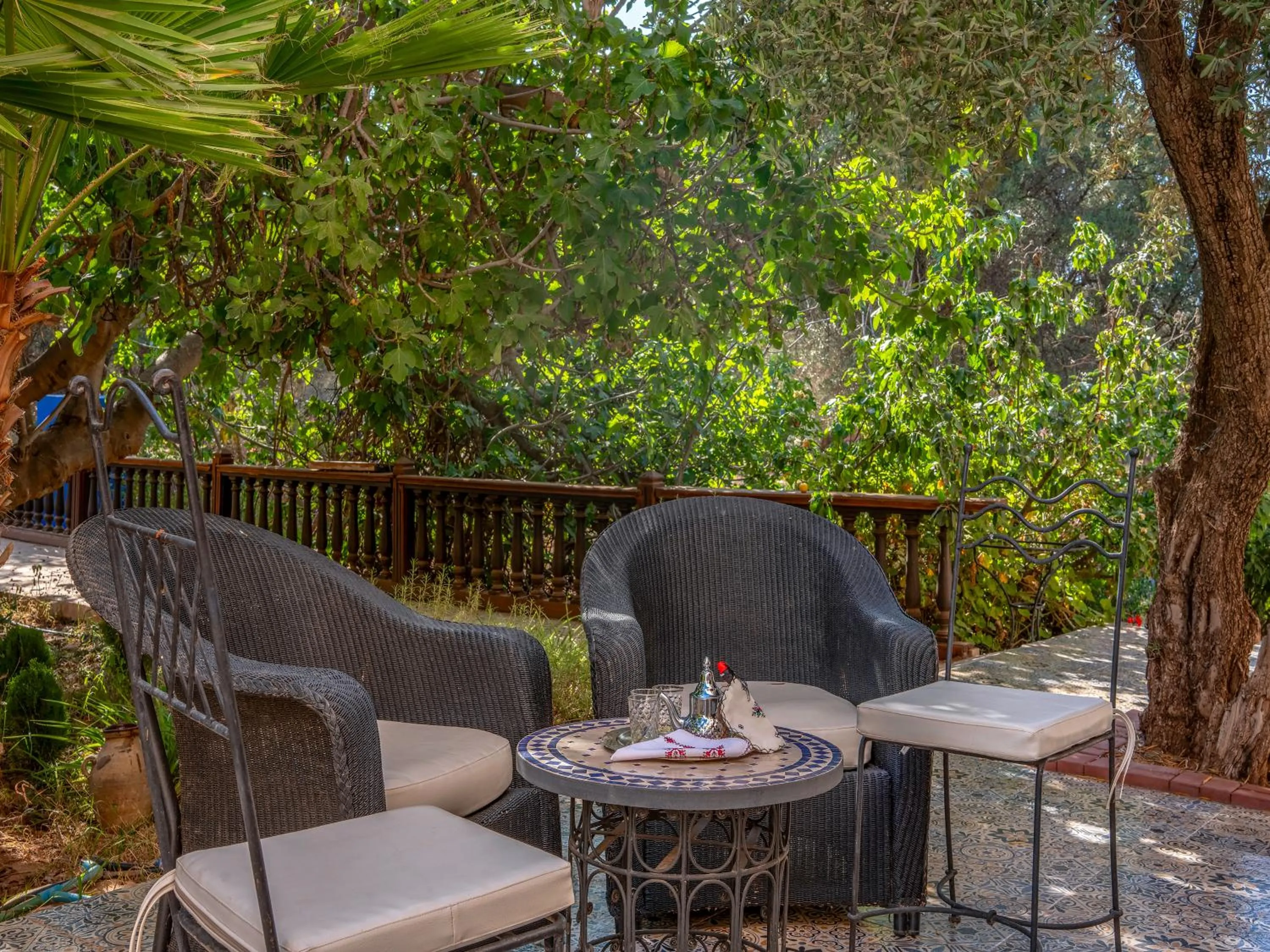 Balcony/Terrace in Clé De Sol Riad & SPA