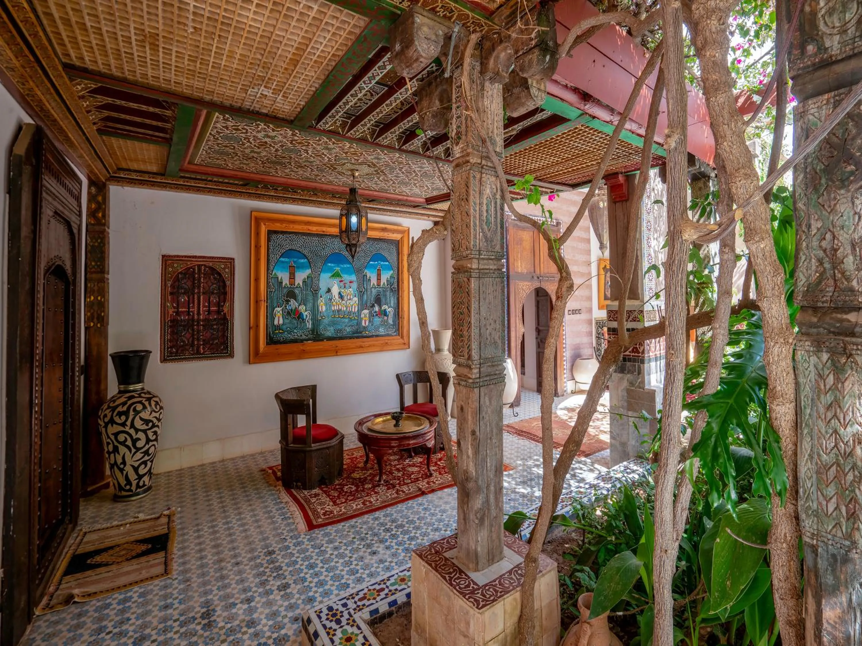Seating area in Clé De Sol Riad & SPA