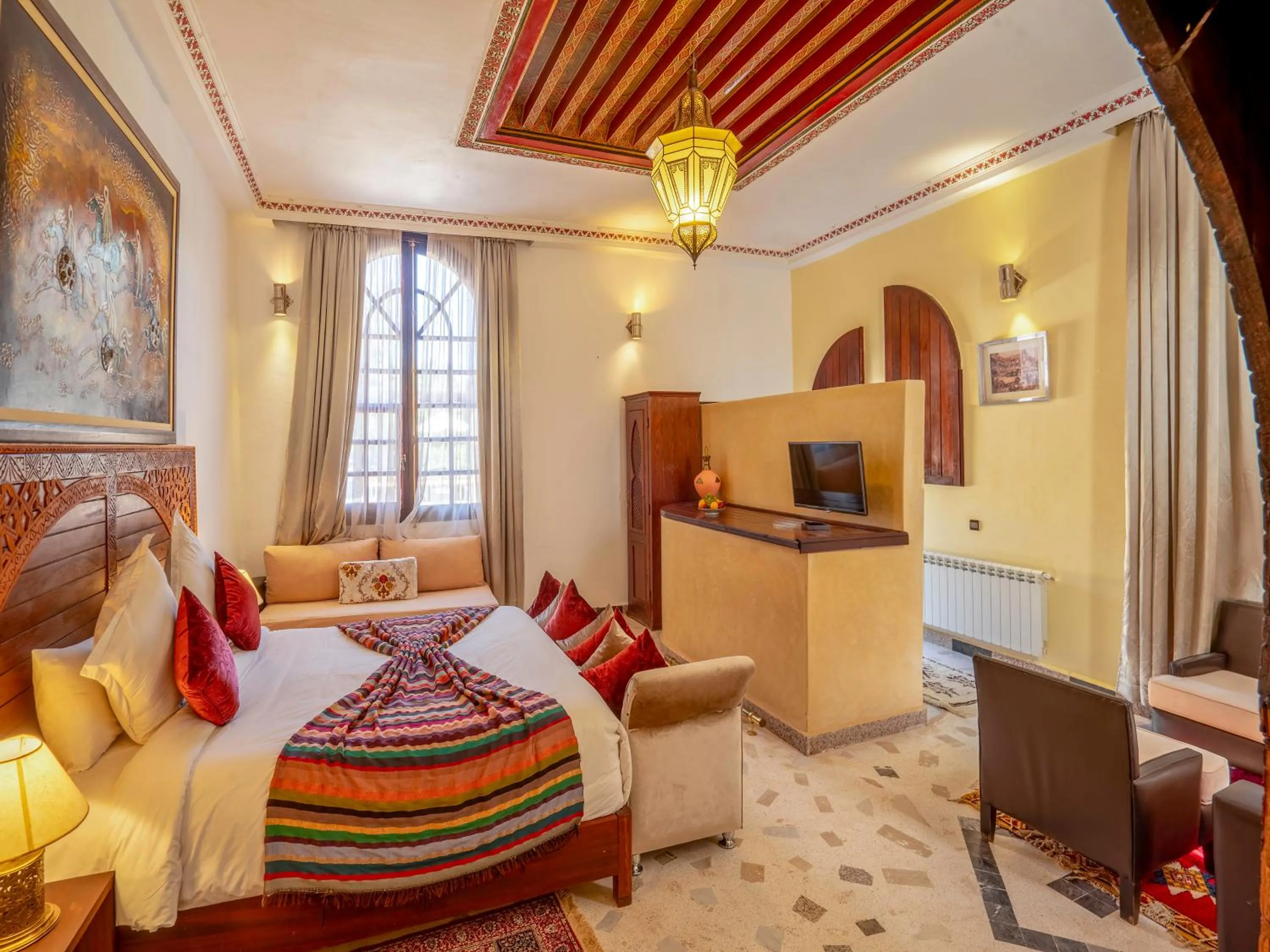 Bed in Clé De Sol Riad & SPA