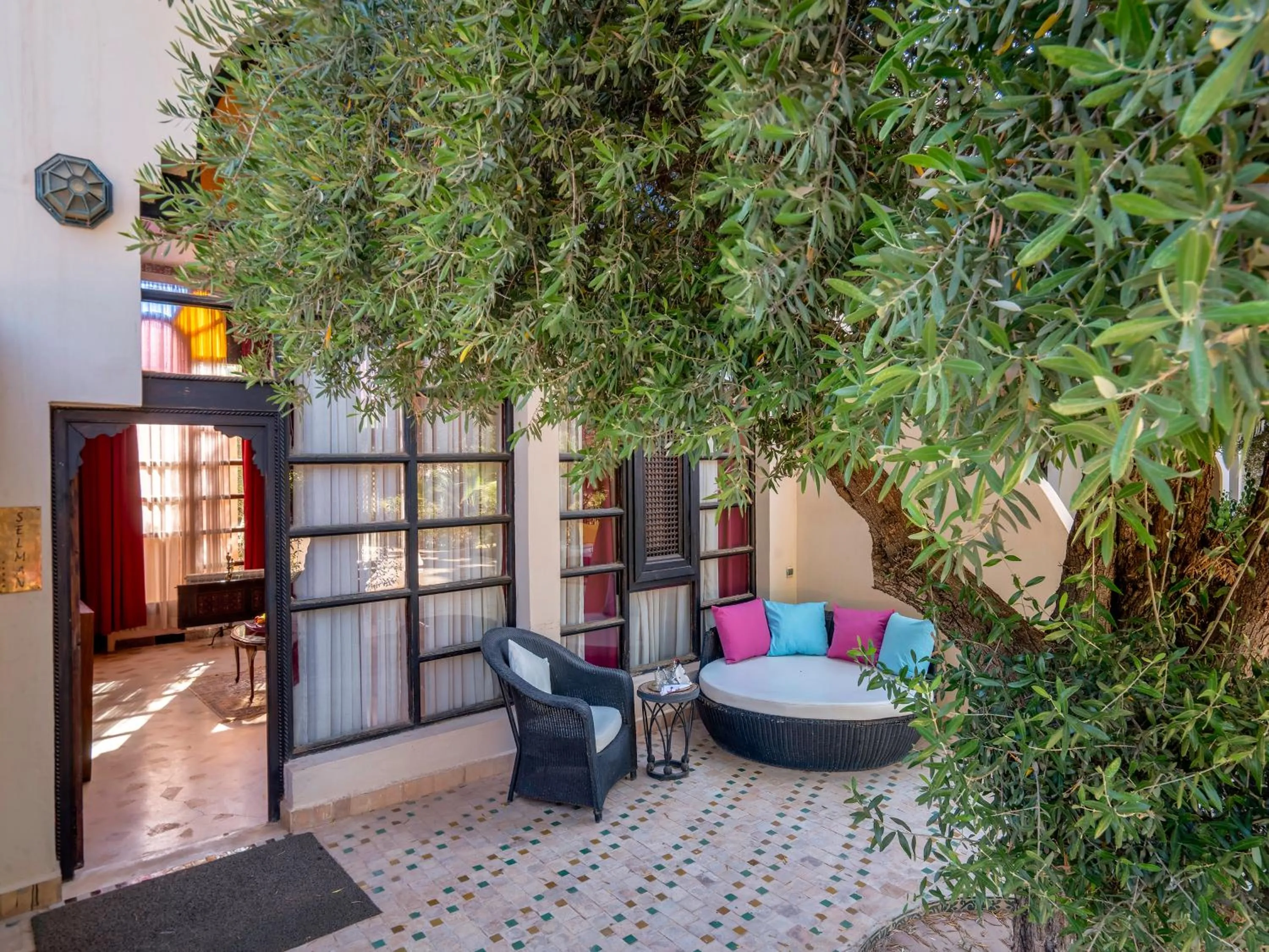 Patio in Clé De Sol Riad & SPA