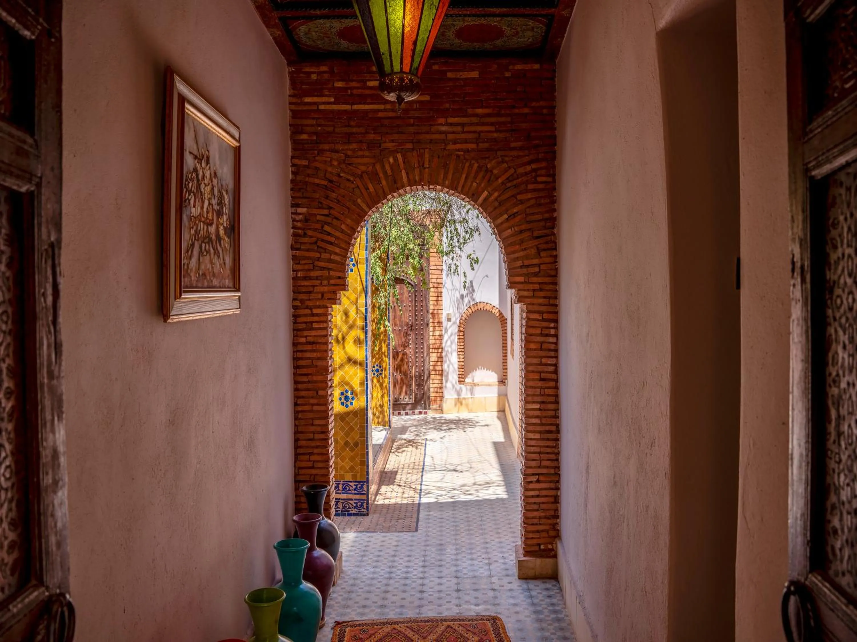 Patio in Clé De Sol Riad & SPA
