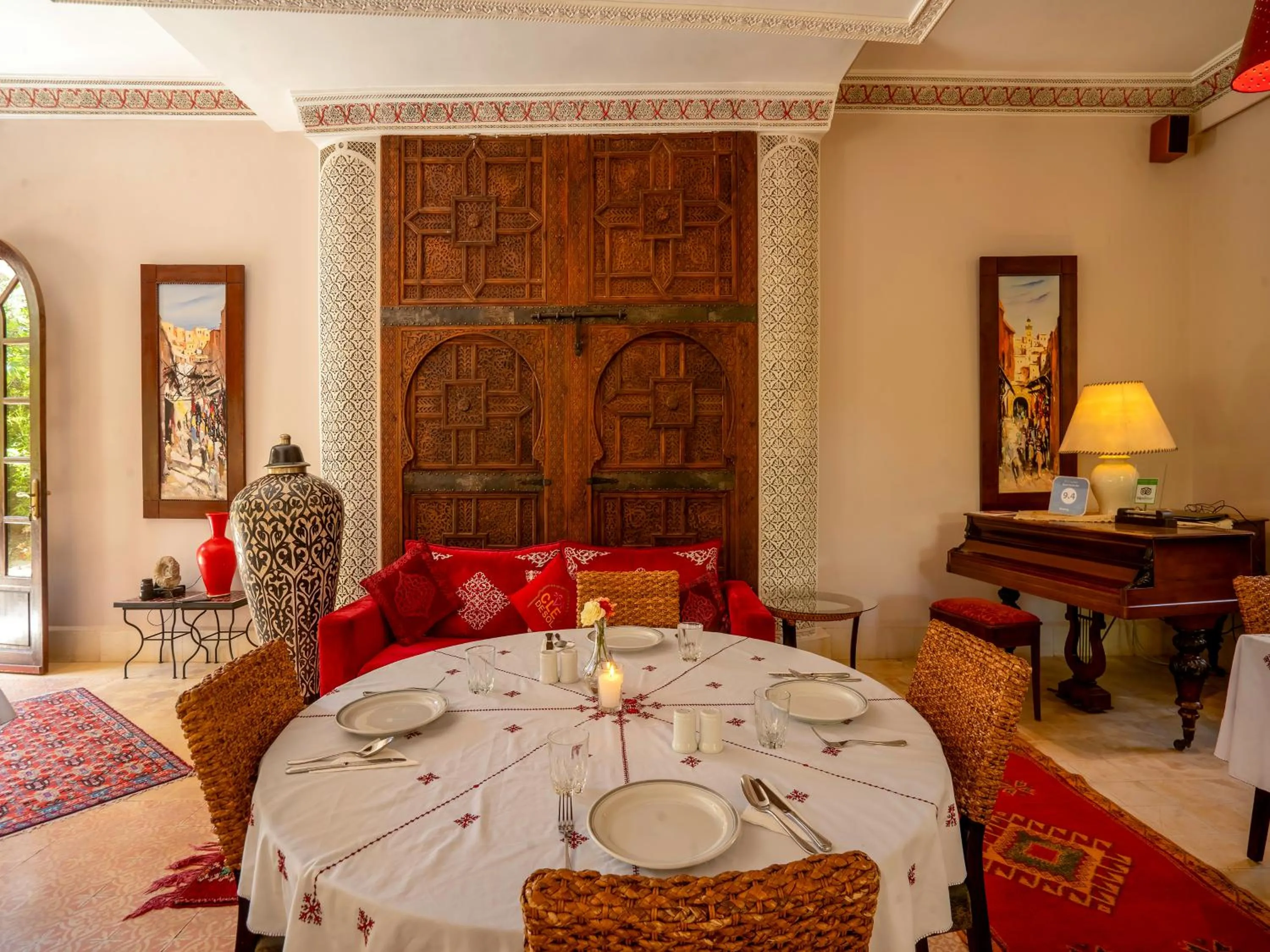 Restaurant/places to eat in Clé De Sol Riad & SPA