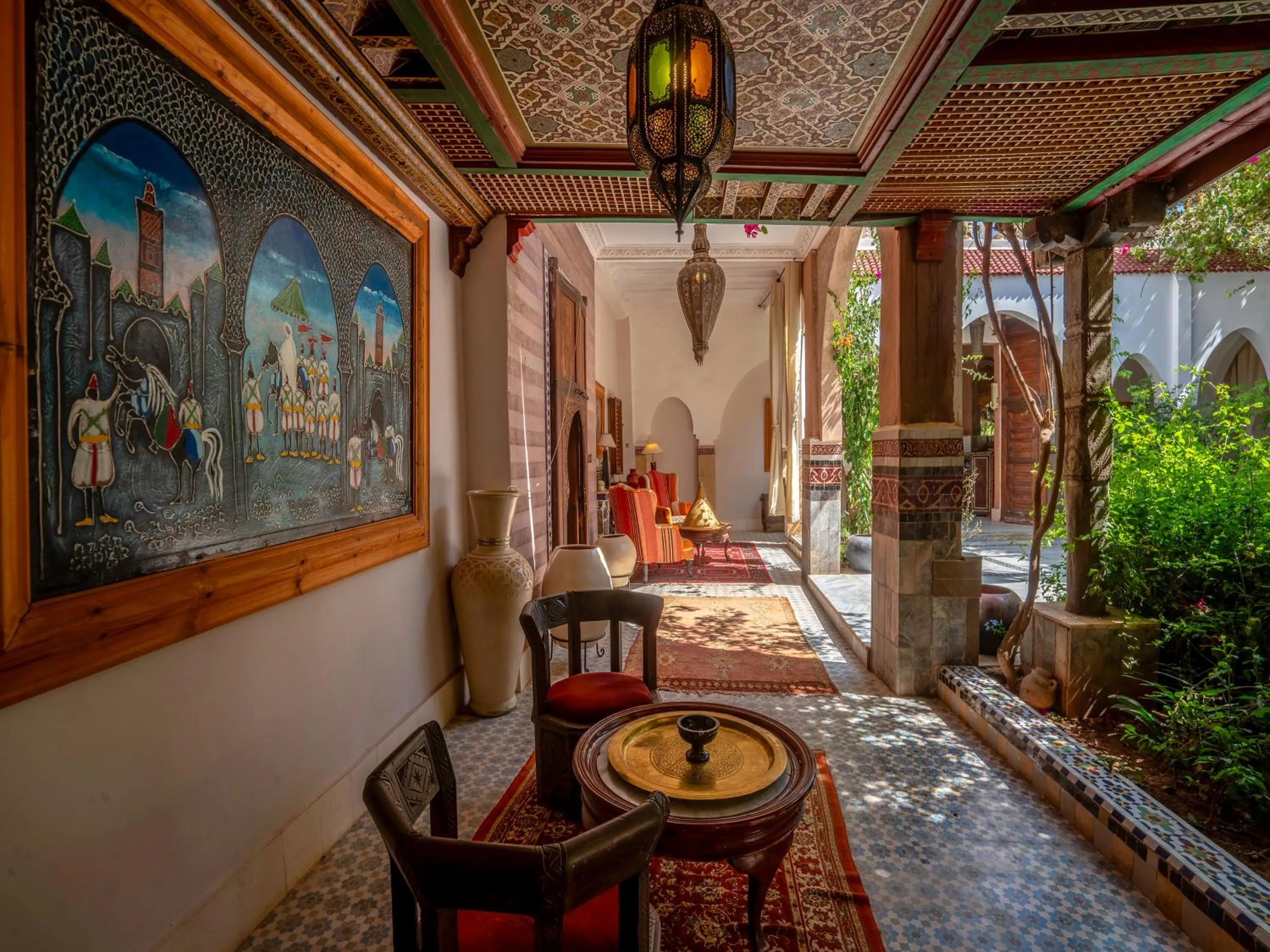 Seating area in Clé De Sol Riad & SPA