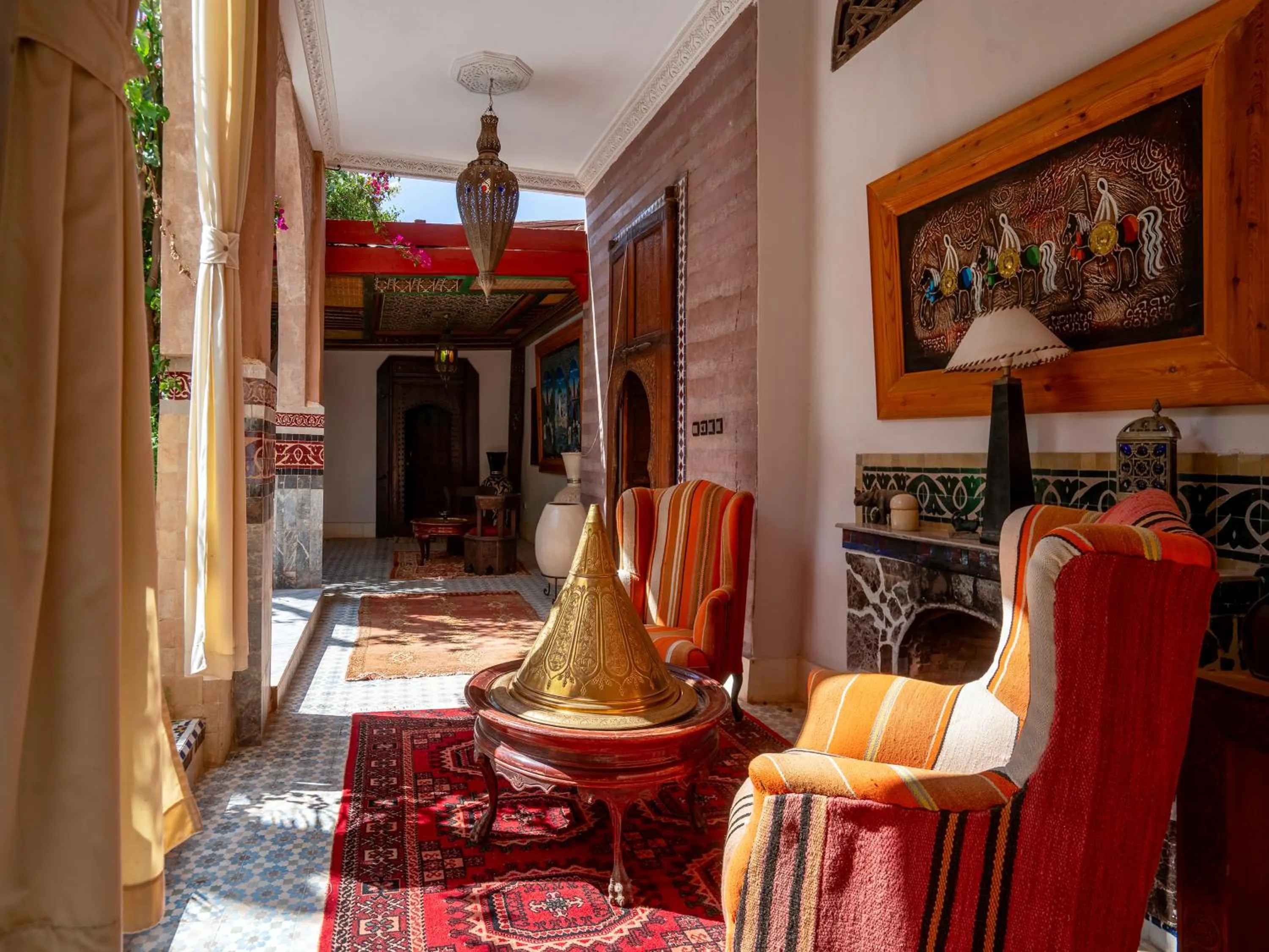 Seating area in Clé De Sol Riad & SPA