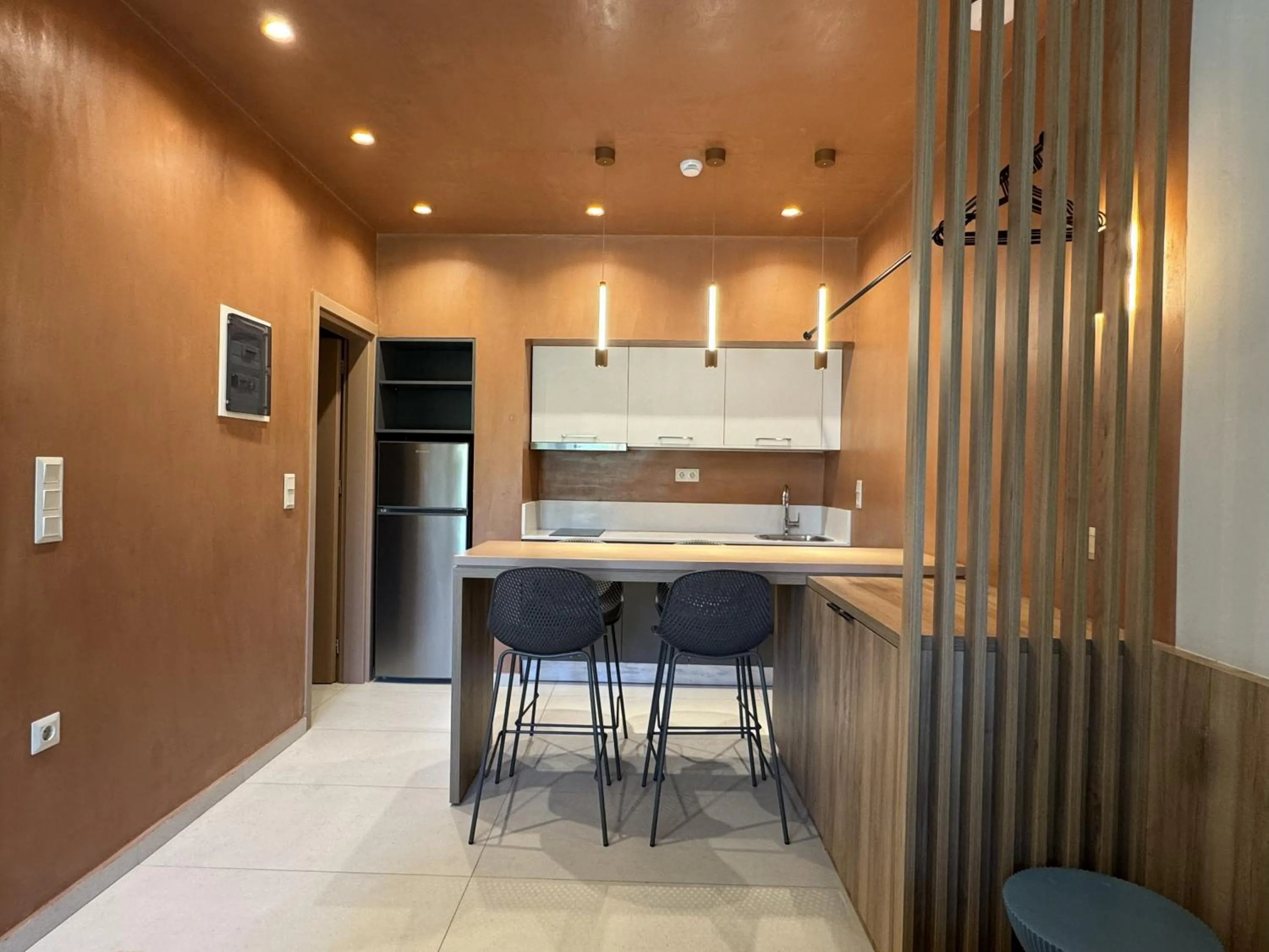 Dining area in Philoxenia Apartments