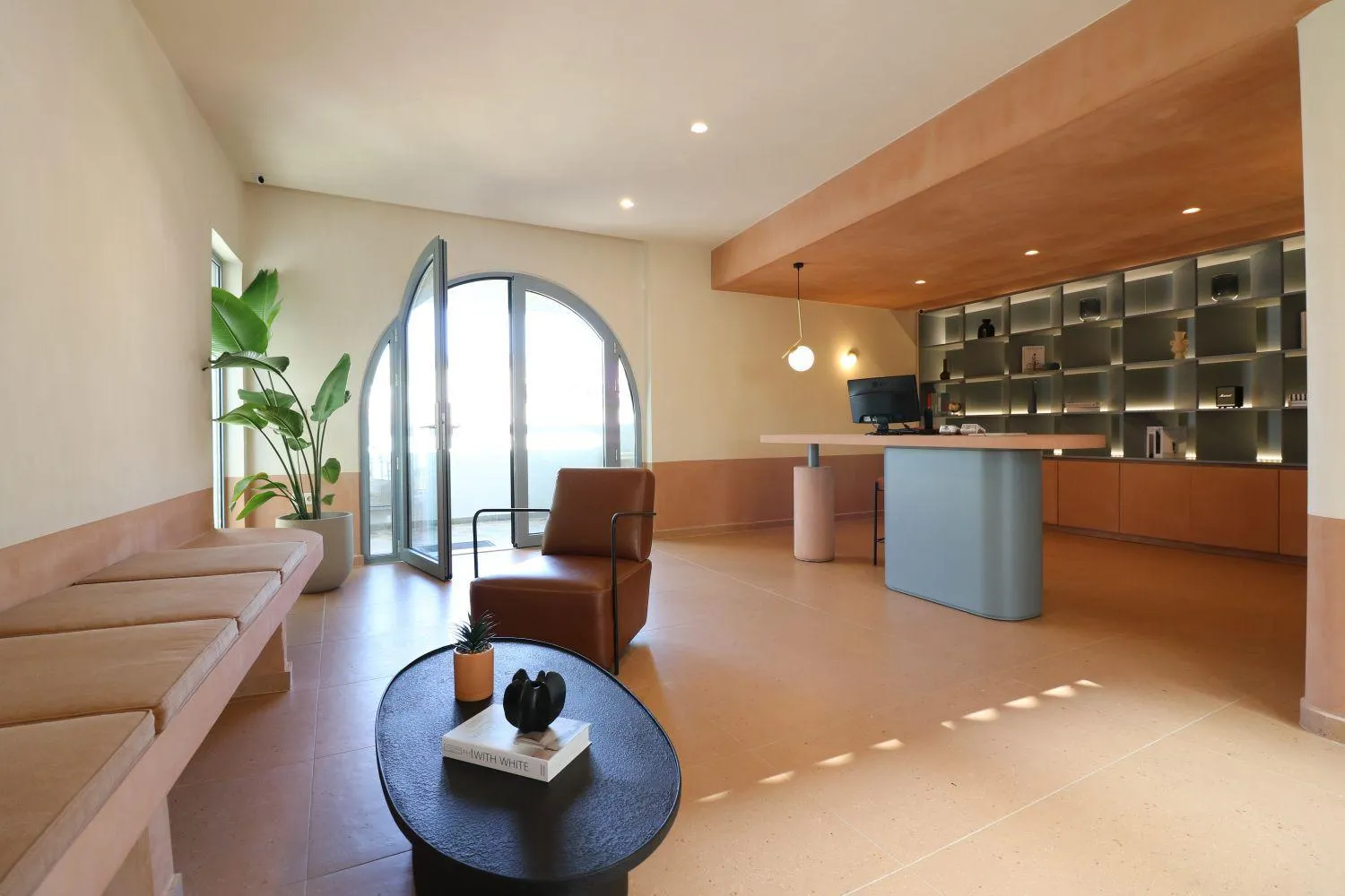 Lobby or reception in Philoxenia Apartments