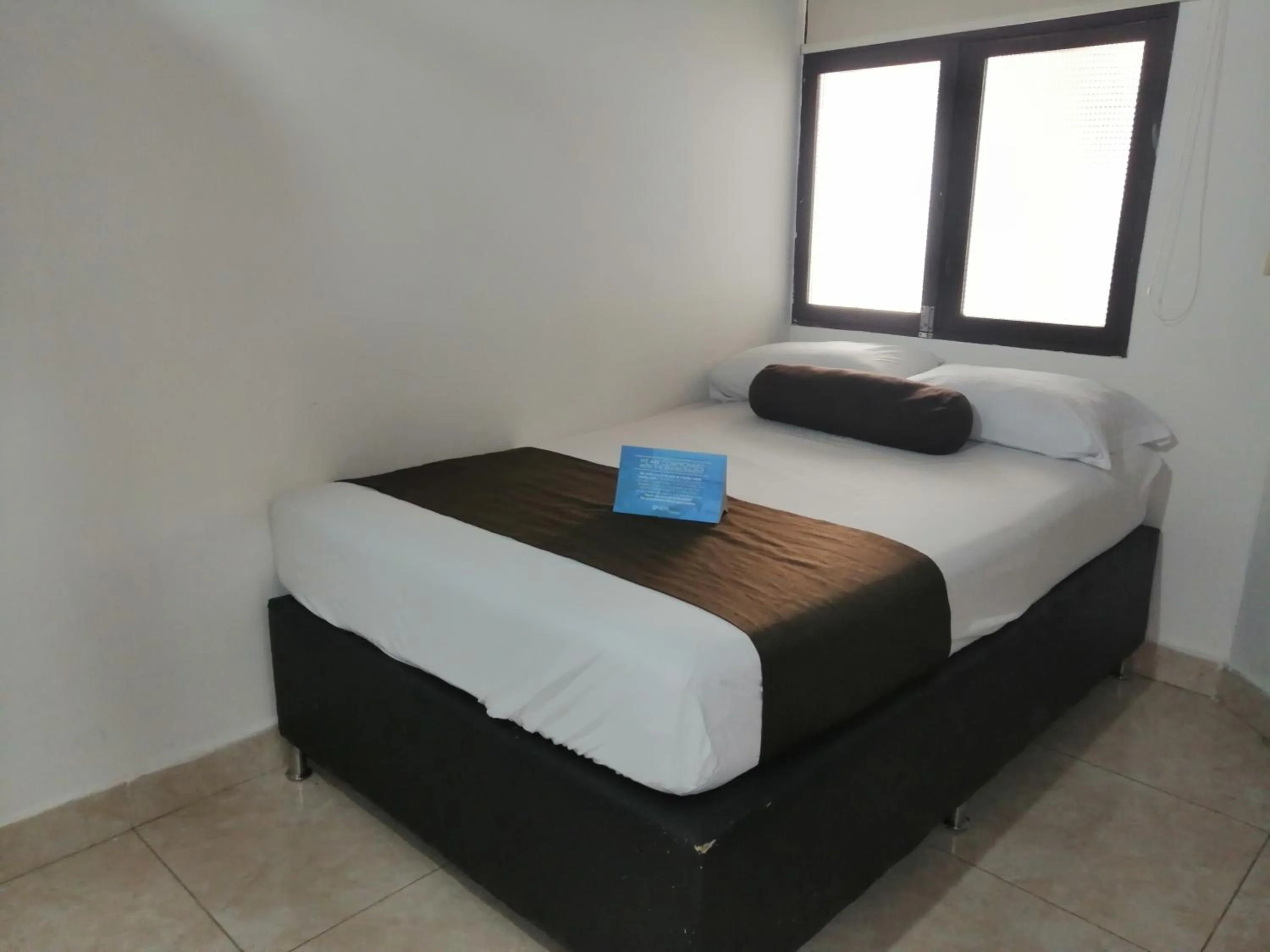 Bed in Hotel Sol del Estadio