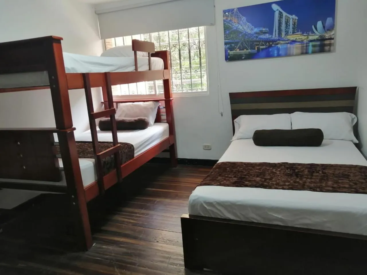 Bed in Hotel Sol del Estadio