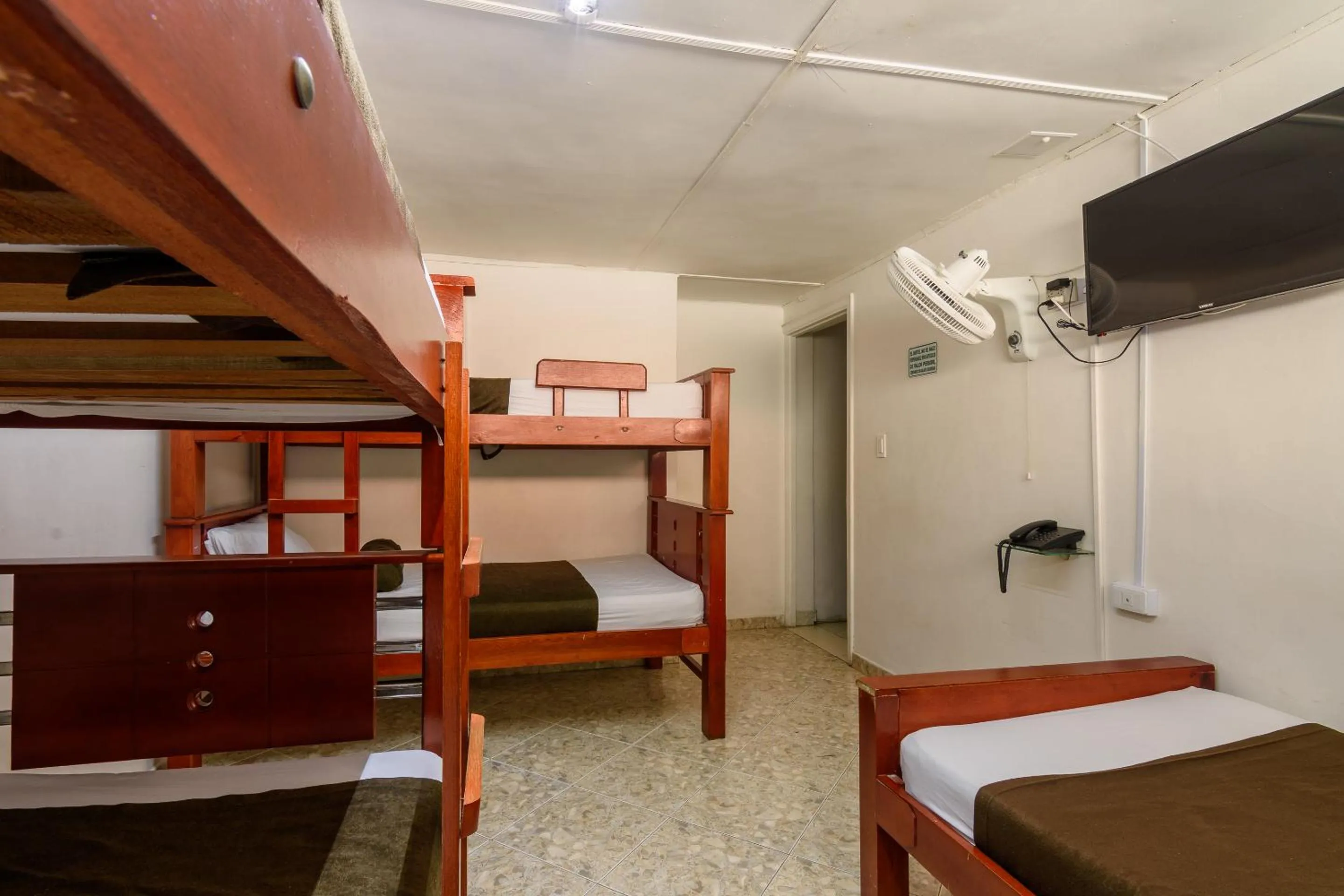 Bed in Hotel Sol del Estadio