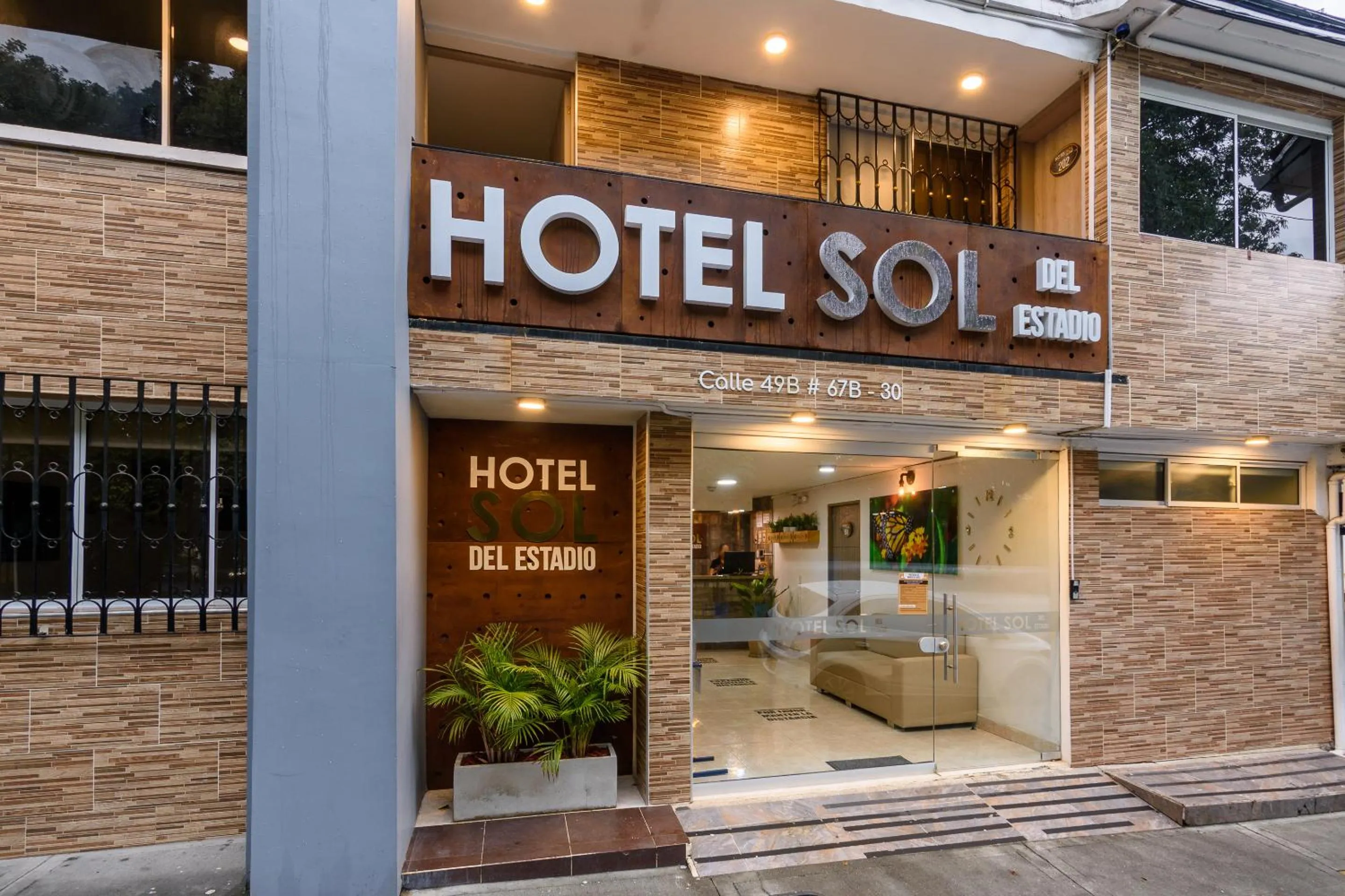 Facade/entrance in Hotel Sol del Estadio