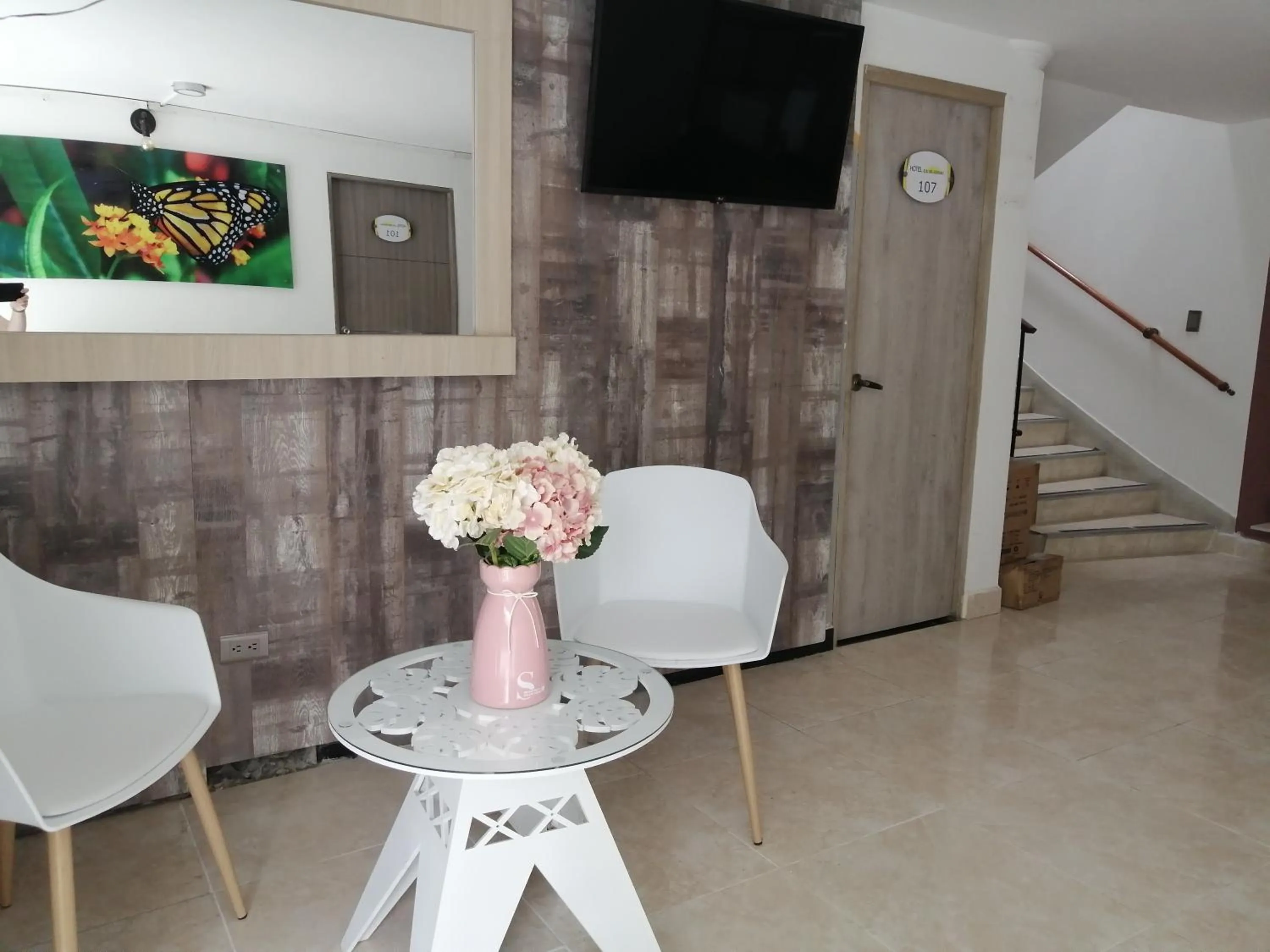 Seating area in Hotel Sol del Estadio