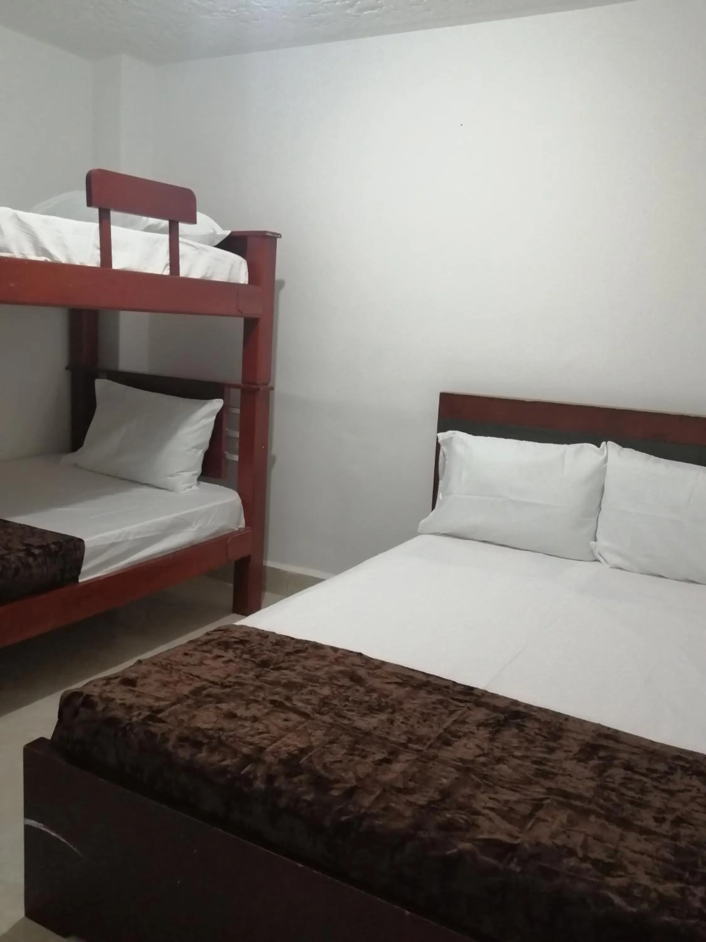 Bed in Hotel Sol del Estadio