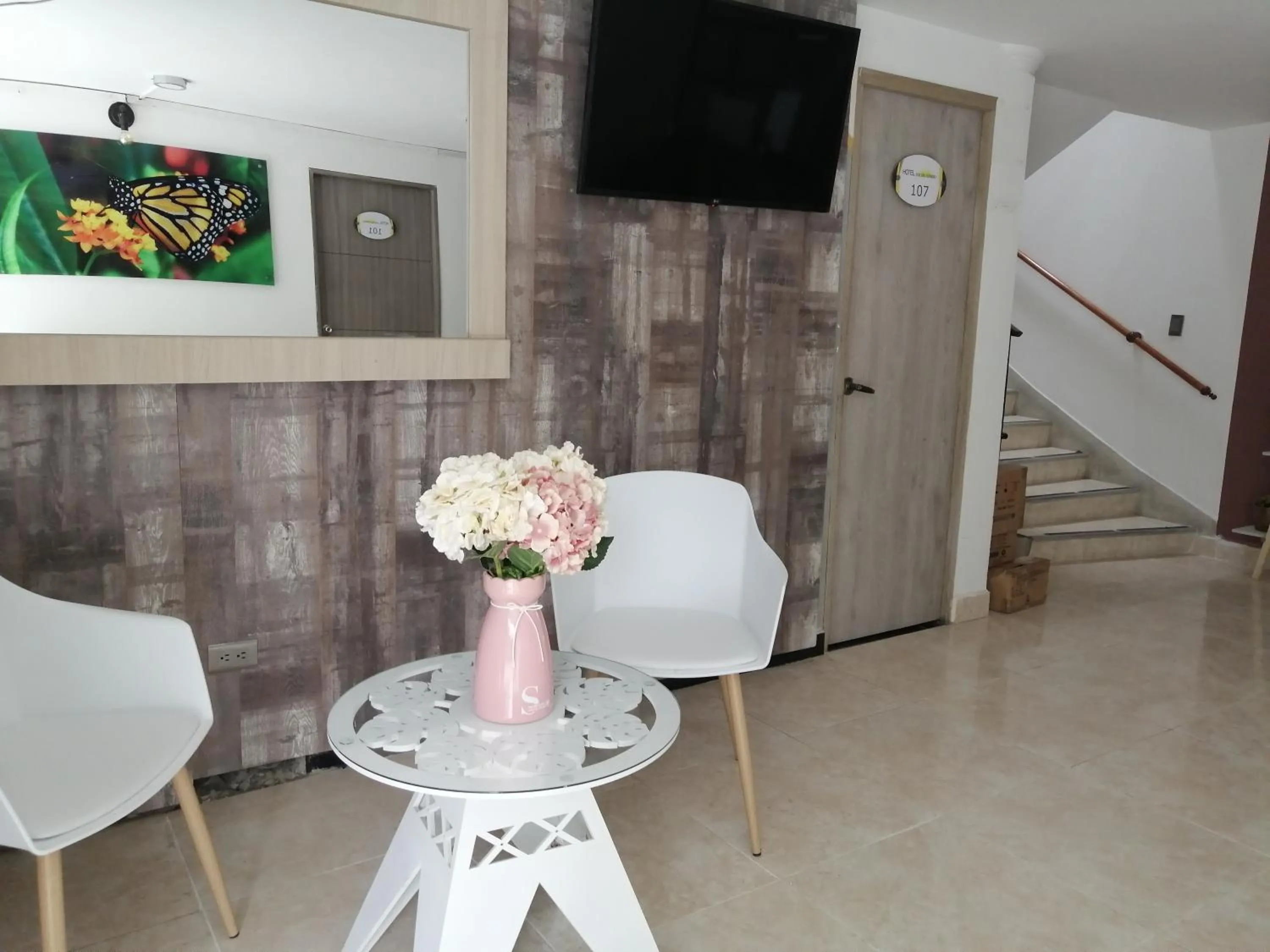 Seating area in Hotel Sol del Estadio