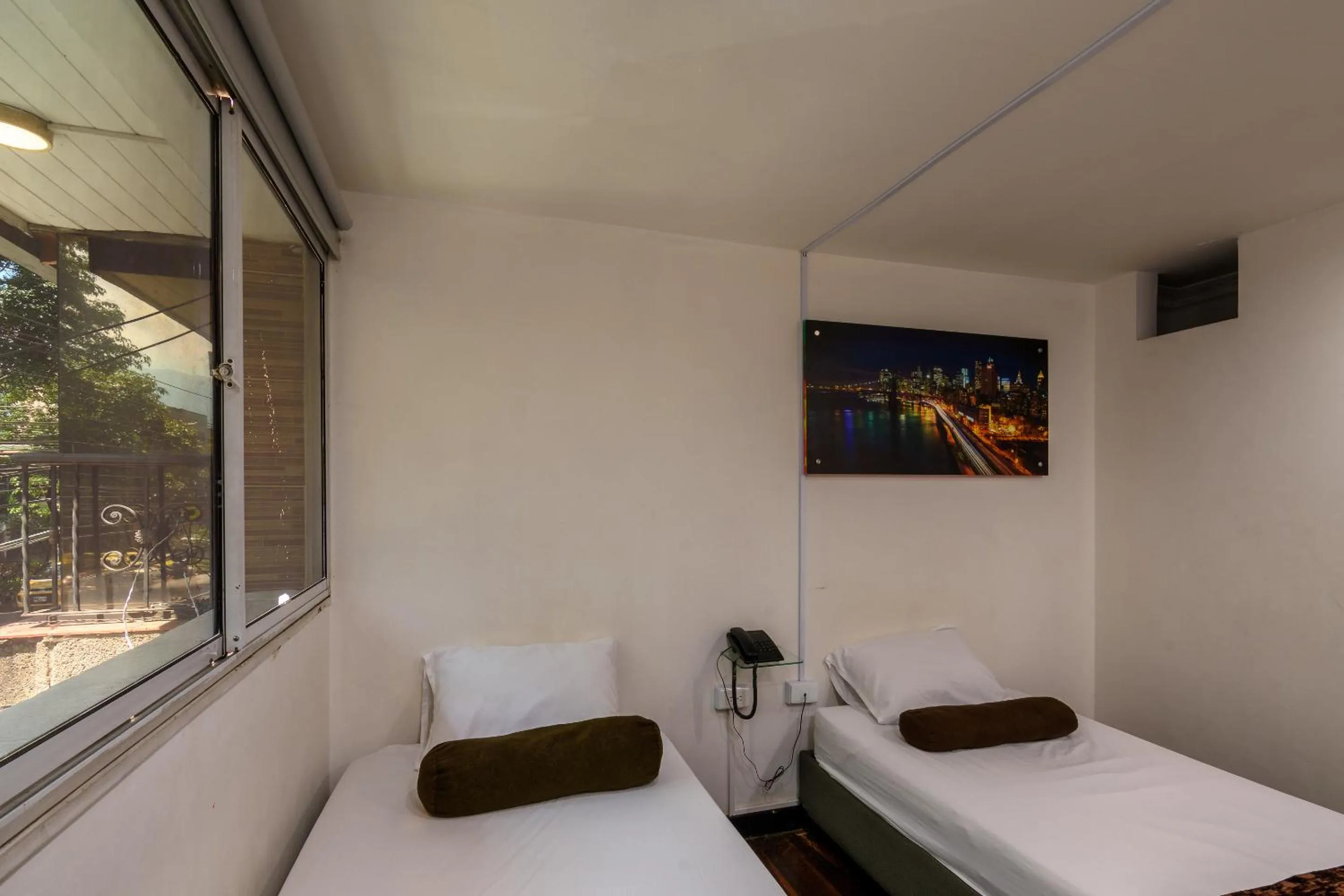 Bed in Hotel Sol del Estadio