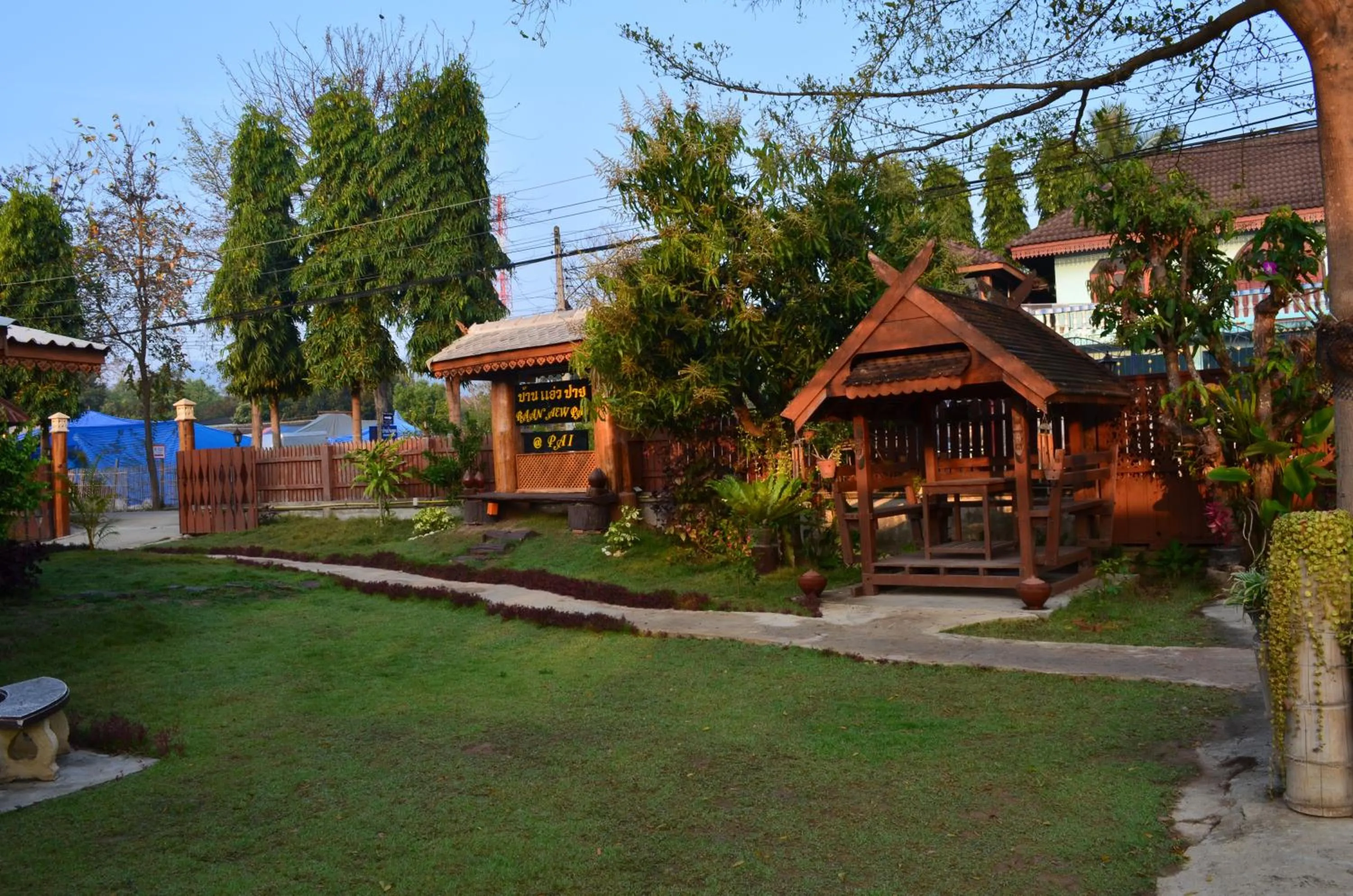 Facade/entrance in Baan Aew Pai