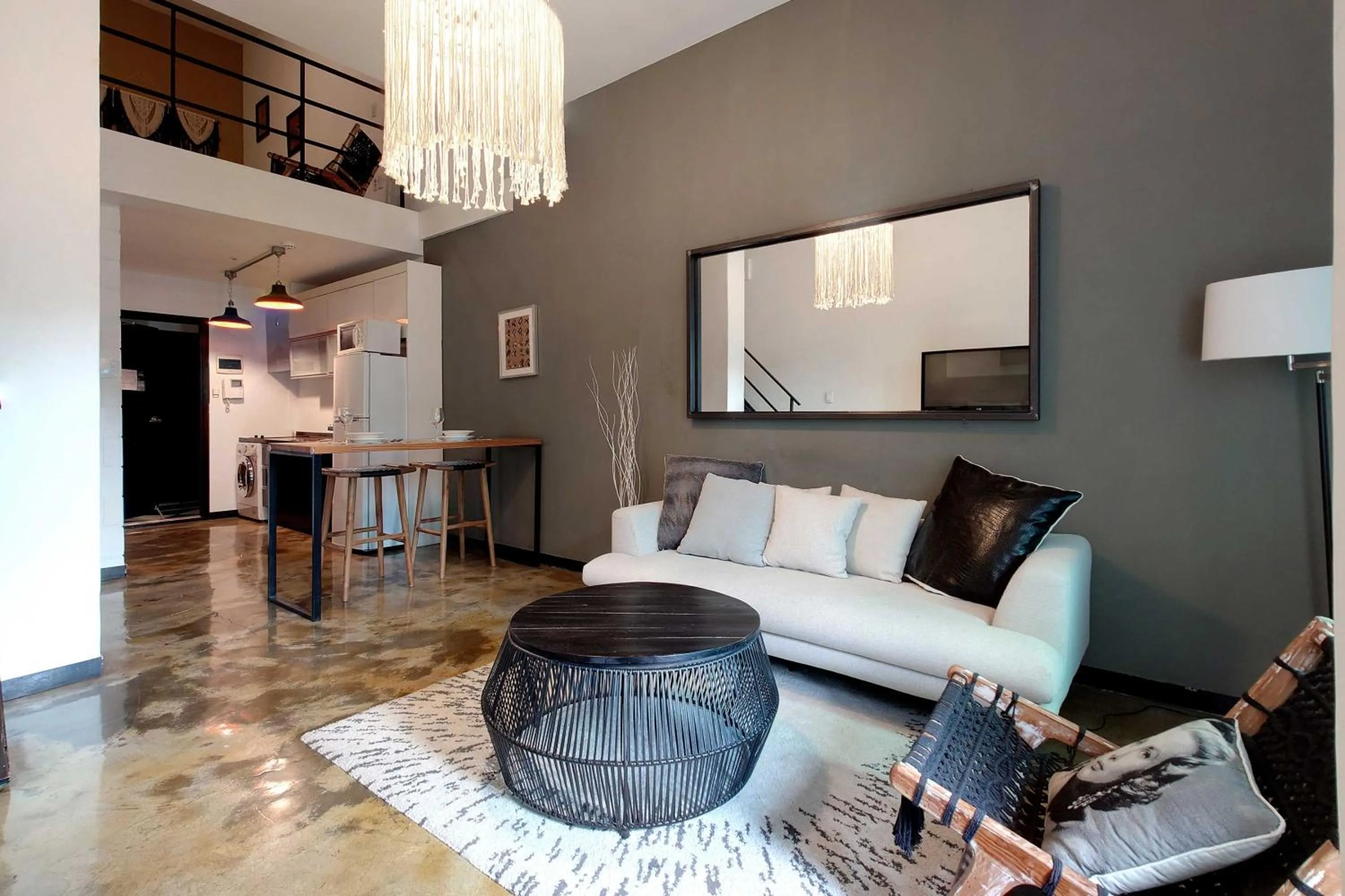 Living room in Seoul Loft Apartments - SLA 7 Night Minimum