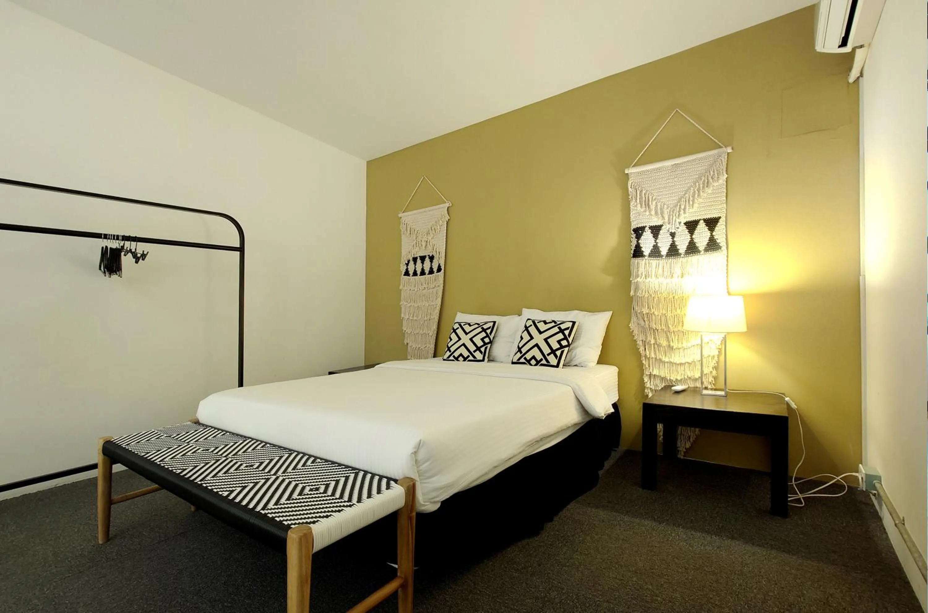 Bedroom, Bed in Seoul Loft Apartments - SLA 7 Night Minimum