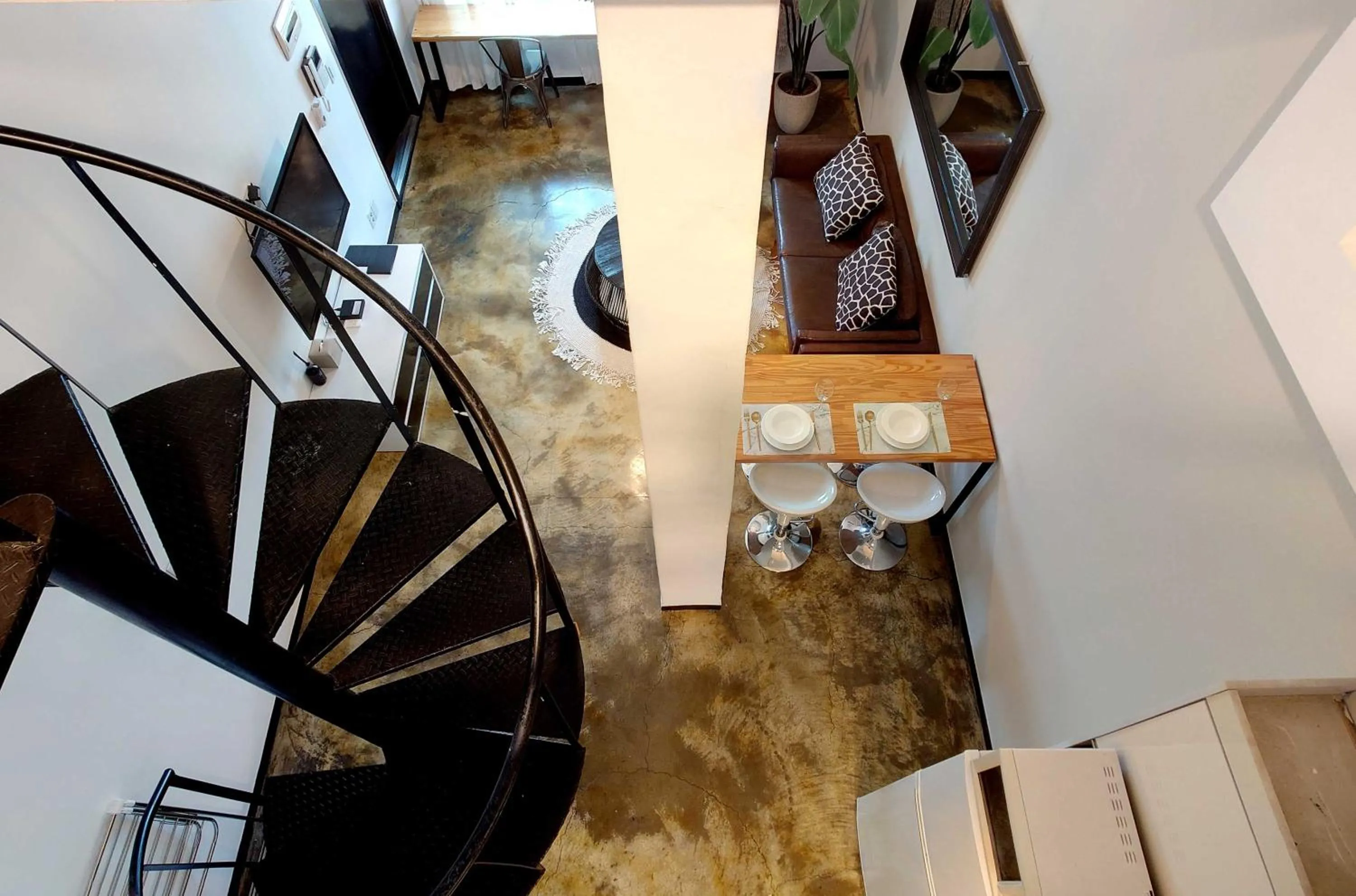 Living room in Seoul Loft Apartments - SLA 7 Night Minimum